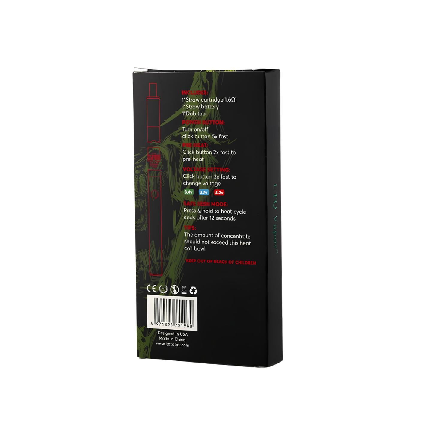LTQ VAPOR | STRAW KIT