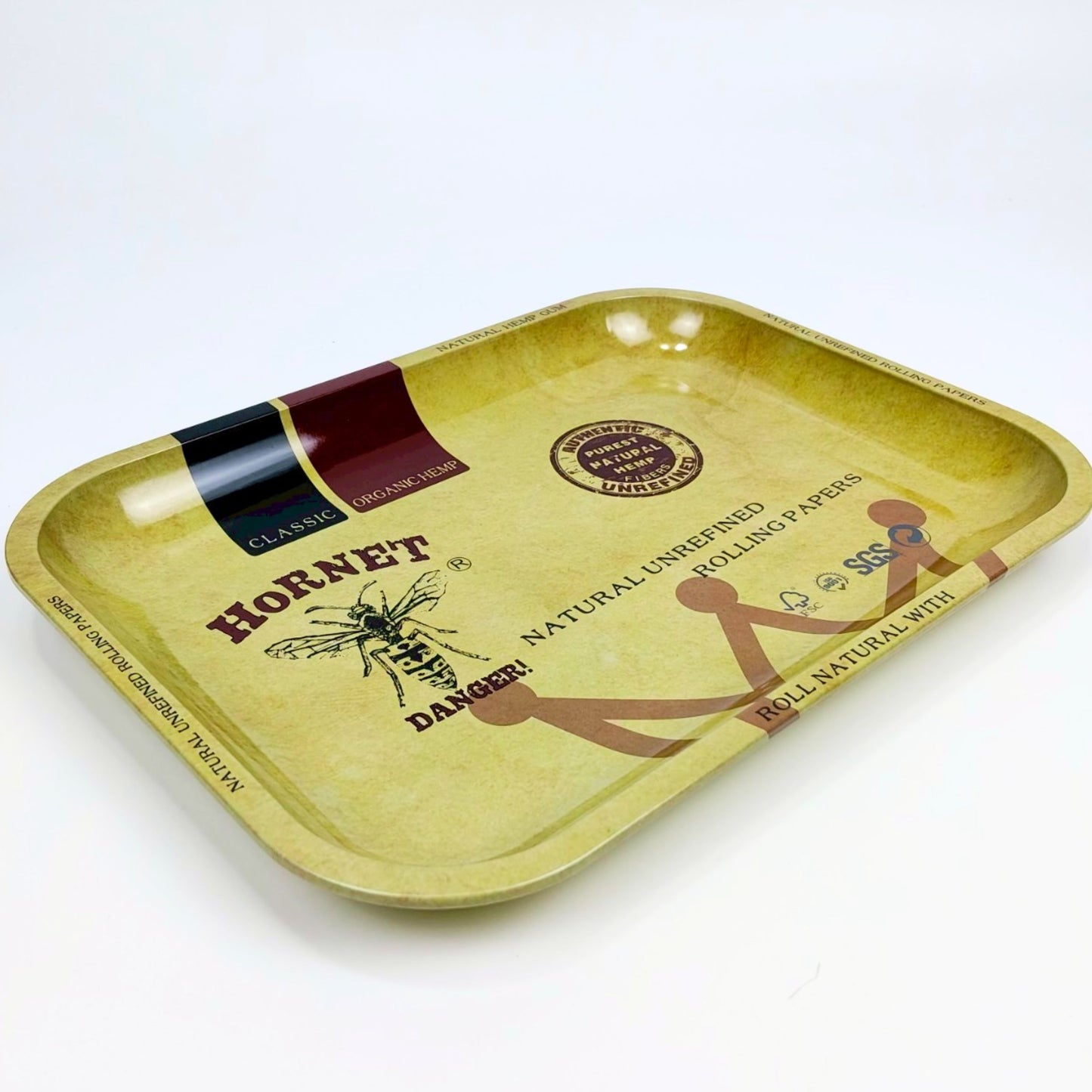 TRAY | HORNET METAL ROLLING TRAY SIZE : 30X25X2 CM