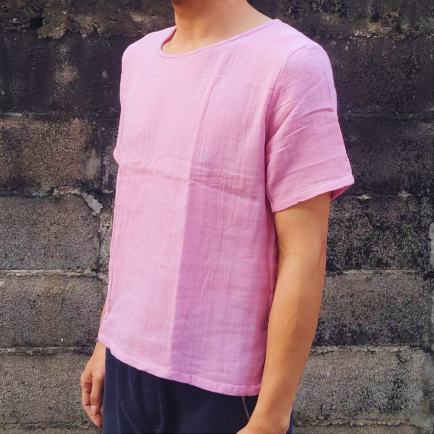 RAK MAE รักแม่ | COMFY COTTON CLASSIC SHIRT - PINK