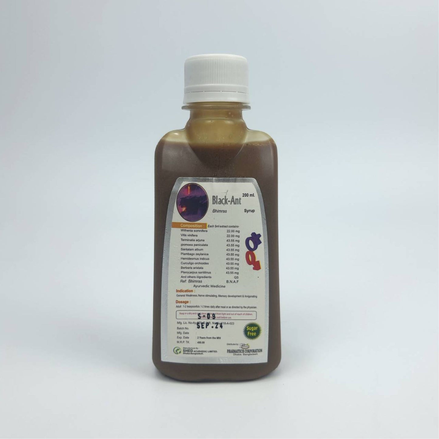 BLACK ANT SYRUP 200ML