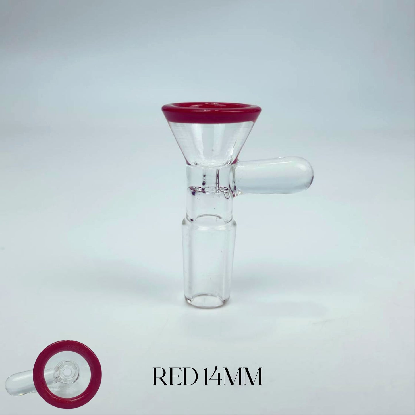 GLASS BOWL |  COLORFUL TOP BOWL 14MM