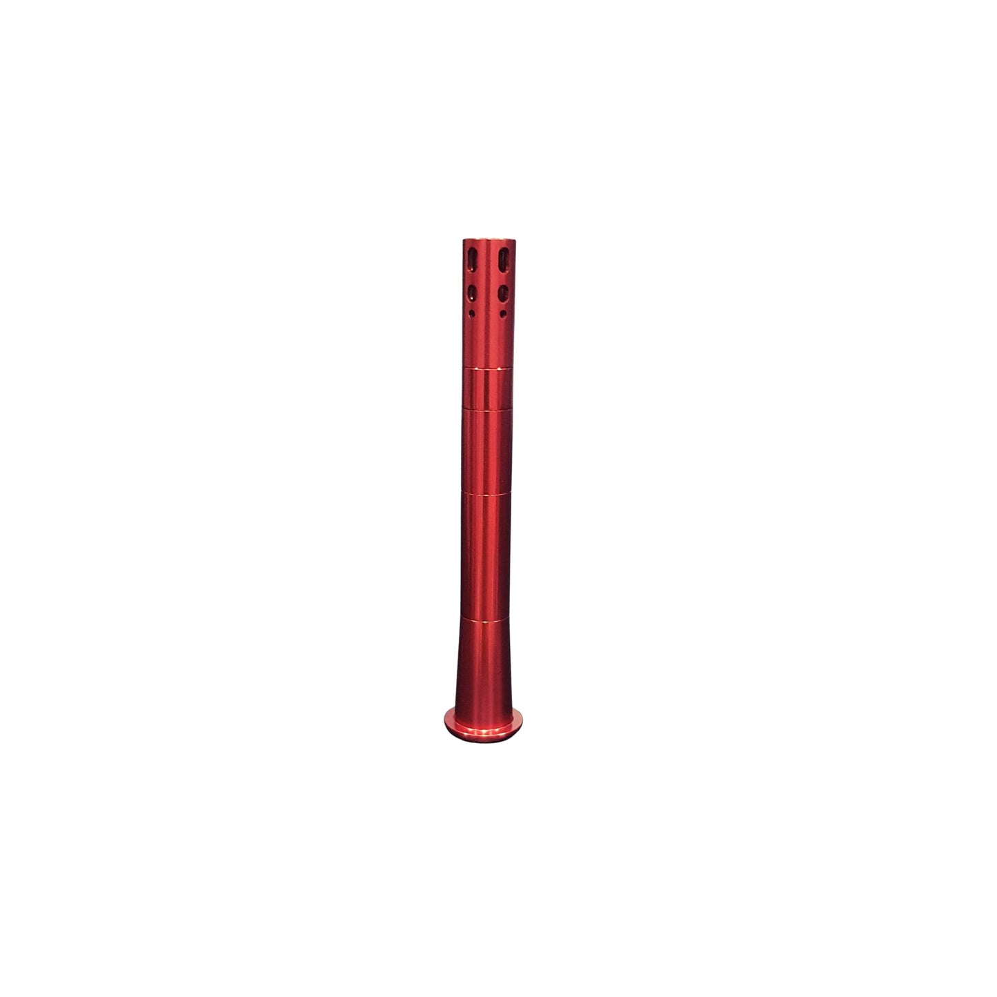 GLASS TUBE | FIRE CUT ALUMINUM DOWNSTEM 15.5 CM