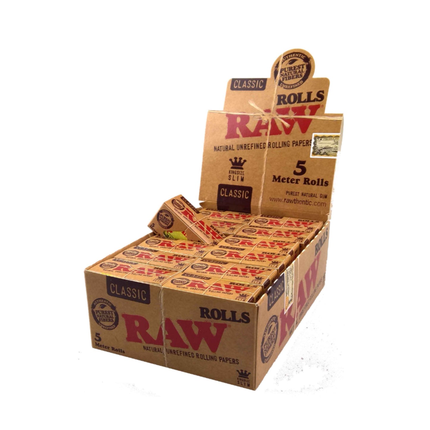 ROLLING PAPER | RAW CLASSIC ROLLS 5-METER LENGTH KINGSIZE