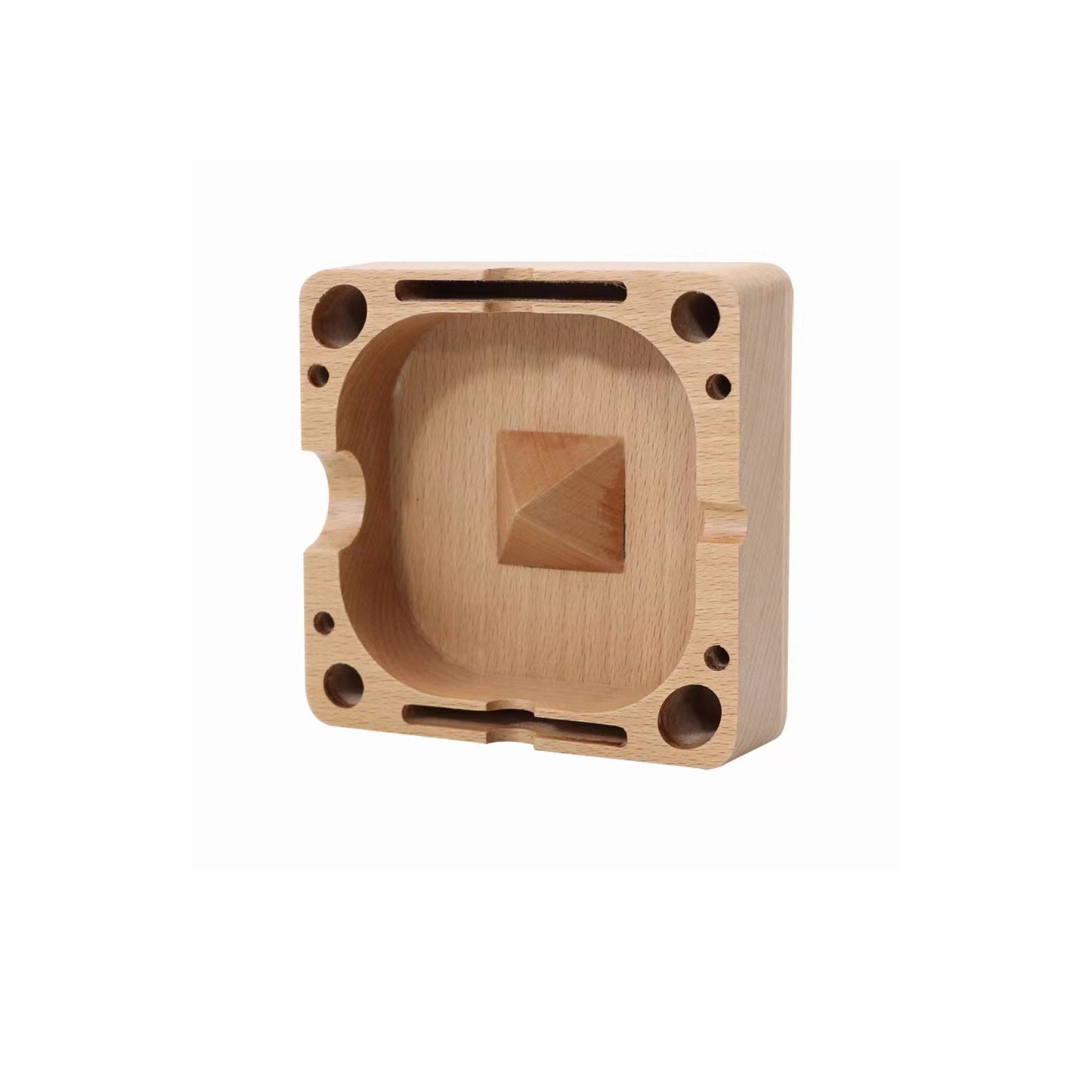 TRAY | SQUARE SHAPE ASHTRAY | 11.8x11.8x3.5 CM.