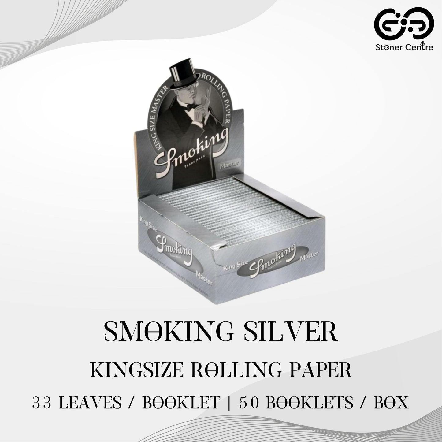 ROLLING PAPER | SMOKING SILVER KINGSIZE ROLLING PAPER