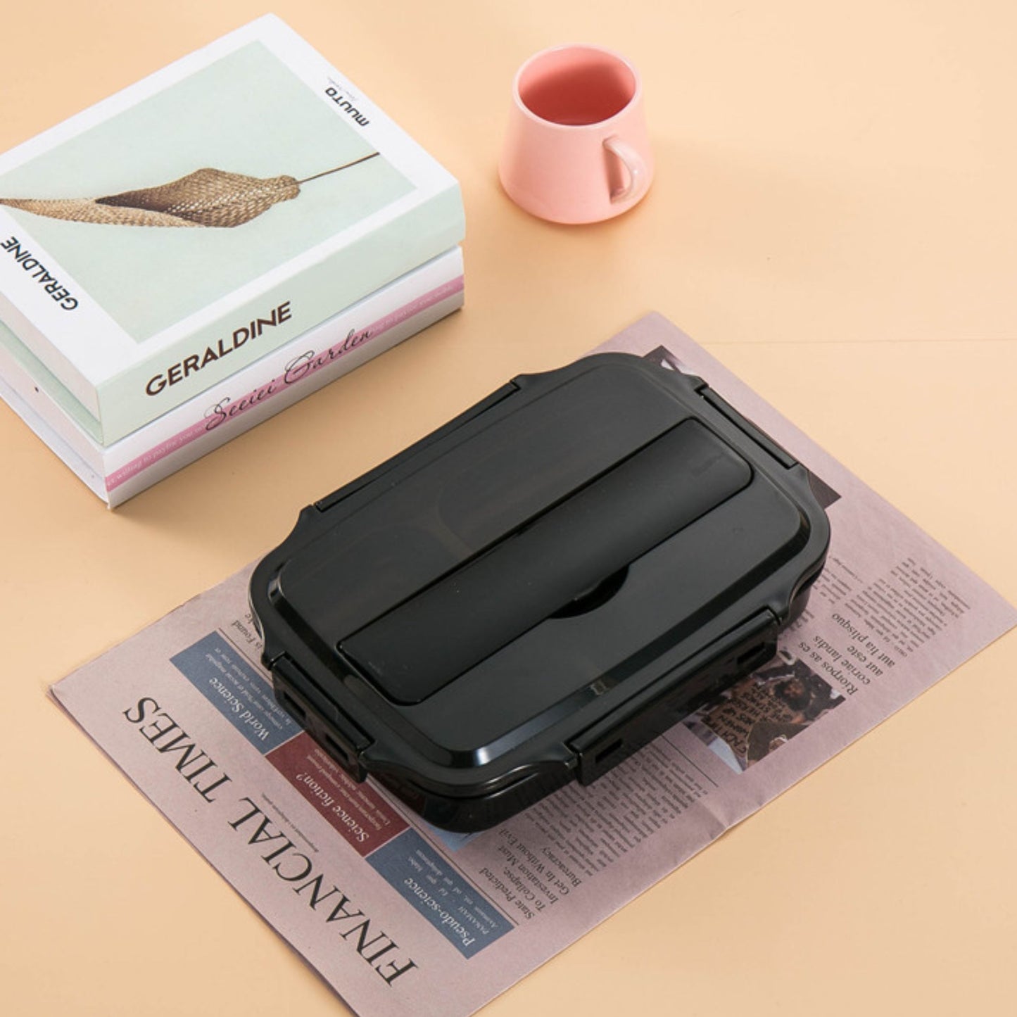 BENTO LUNCH BOX 3 SLOT SIZE 19x26x6 cm | กล่องอาหารกลางวัน กล่องข้าว SUS304 อุ่นอาหารได้โดยน้ำอุ่น