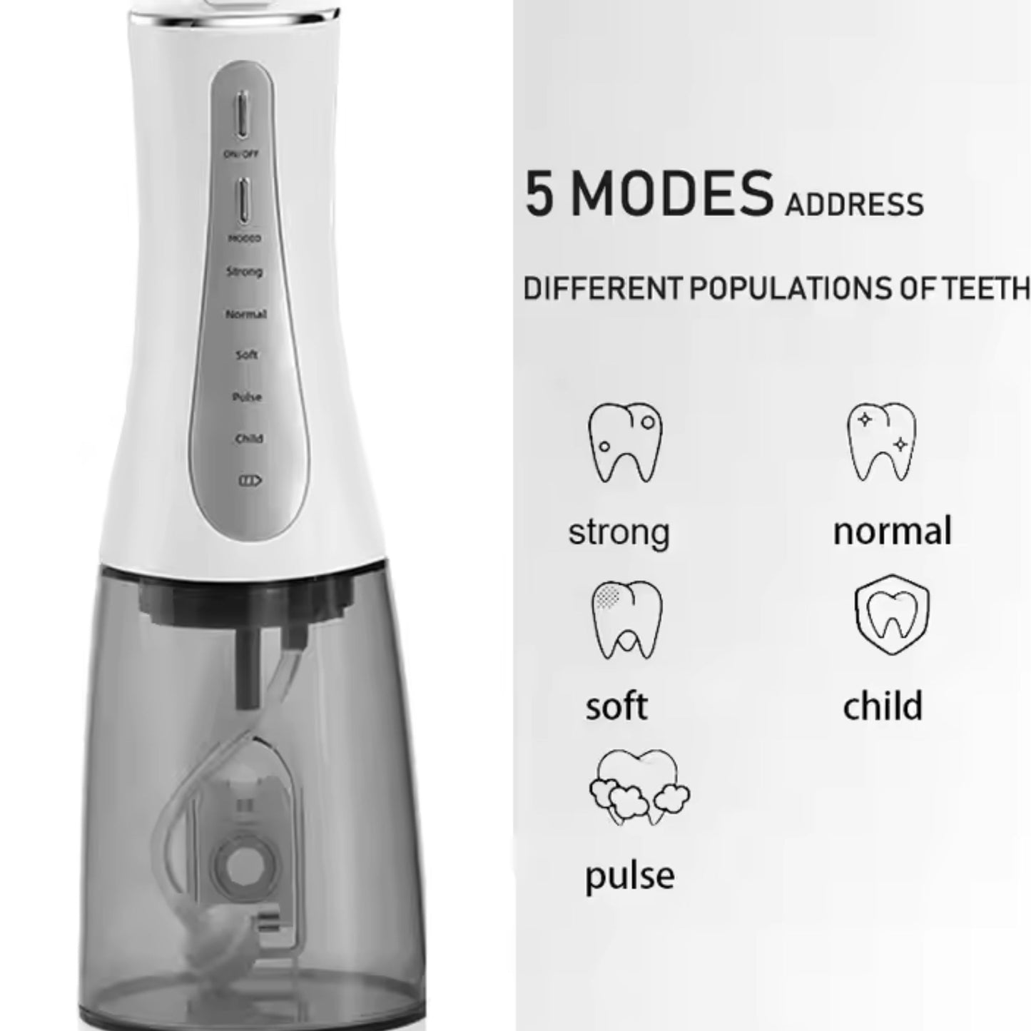 WATER FLOSSER | IPX7 WATERPROOF V.2 PORTABLE ORAL IRRIGATOR