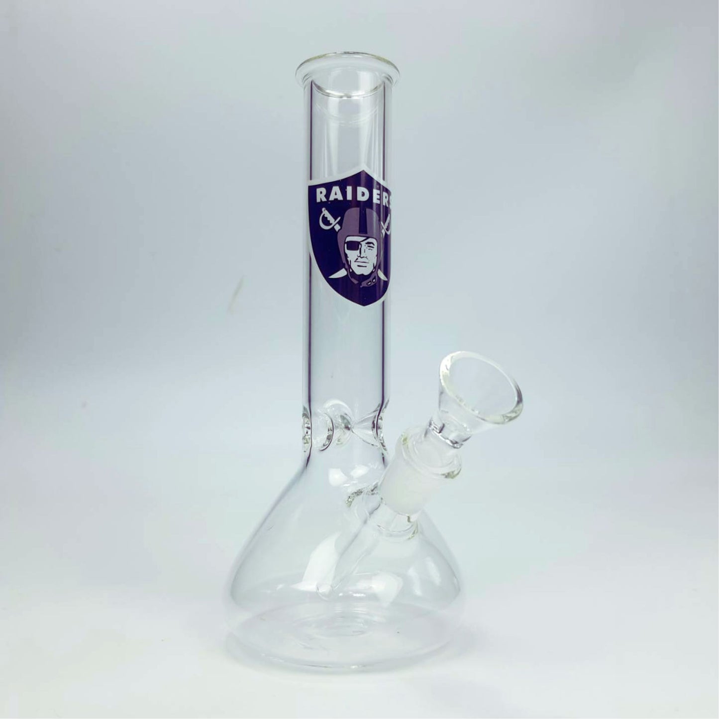 GLASS BONG | RAIDERS BEAKER GLASS BONG 8 INCH 4MM THICKNESS