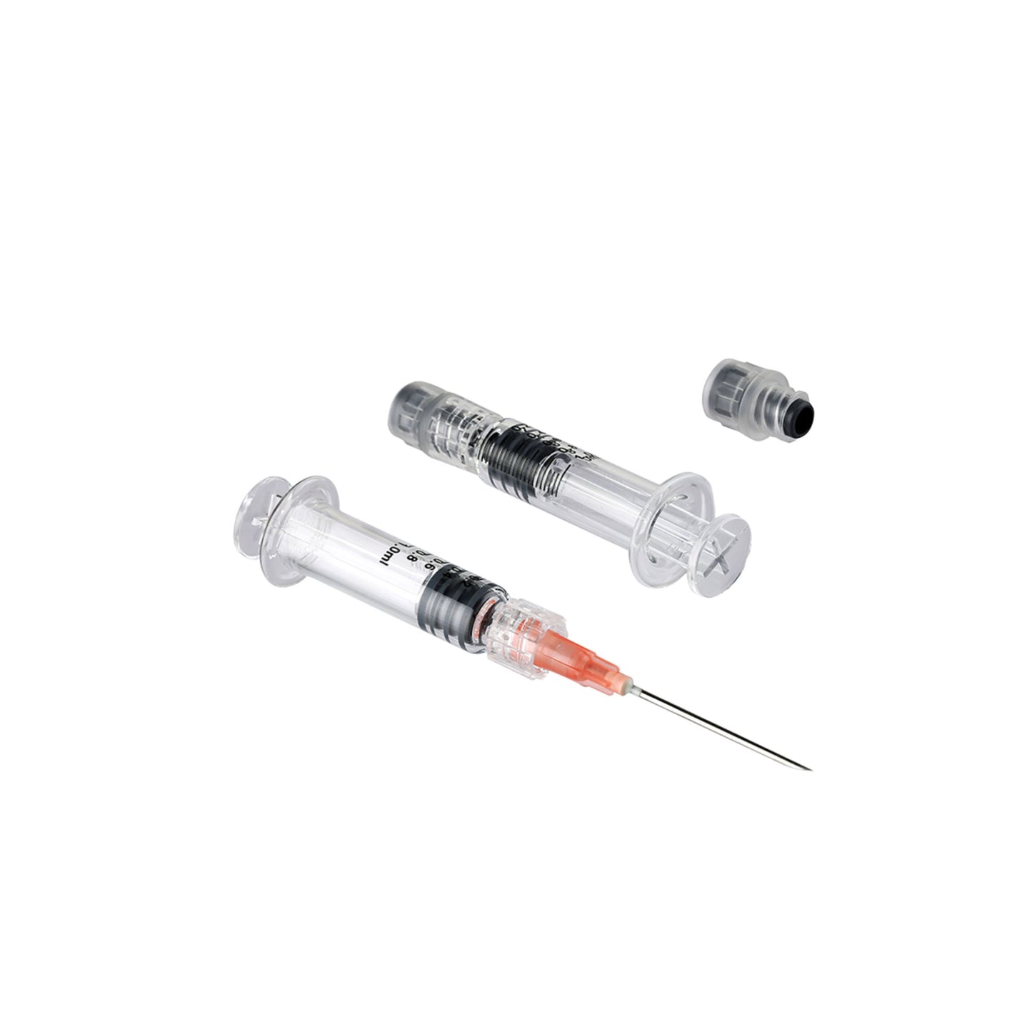 LUER LOCK GLASS SYRINGE - 5 PIECES / SET