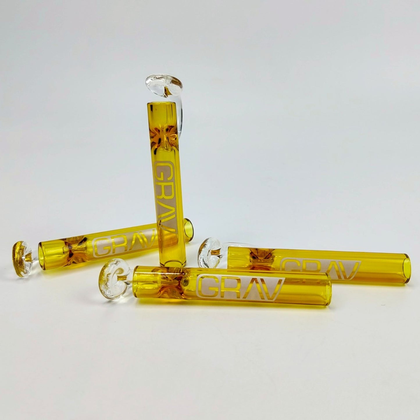 PIPE | GRAV CONCENTRATE TESTER OIL CHILLUM 3.5 INCH | YELLOW BODY