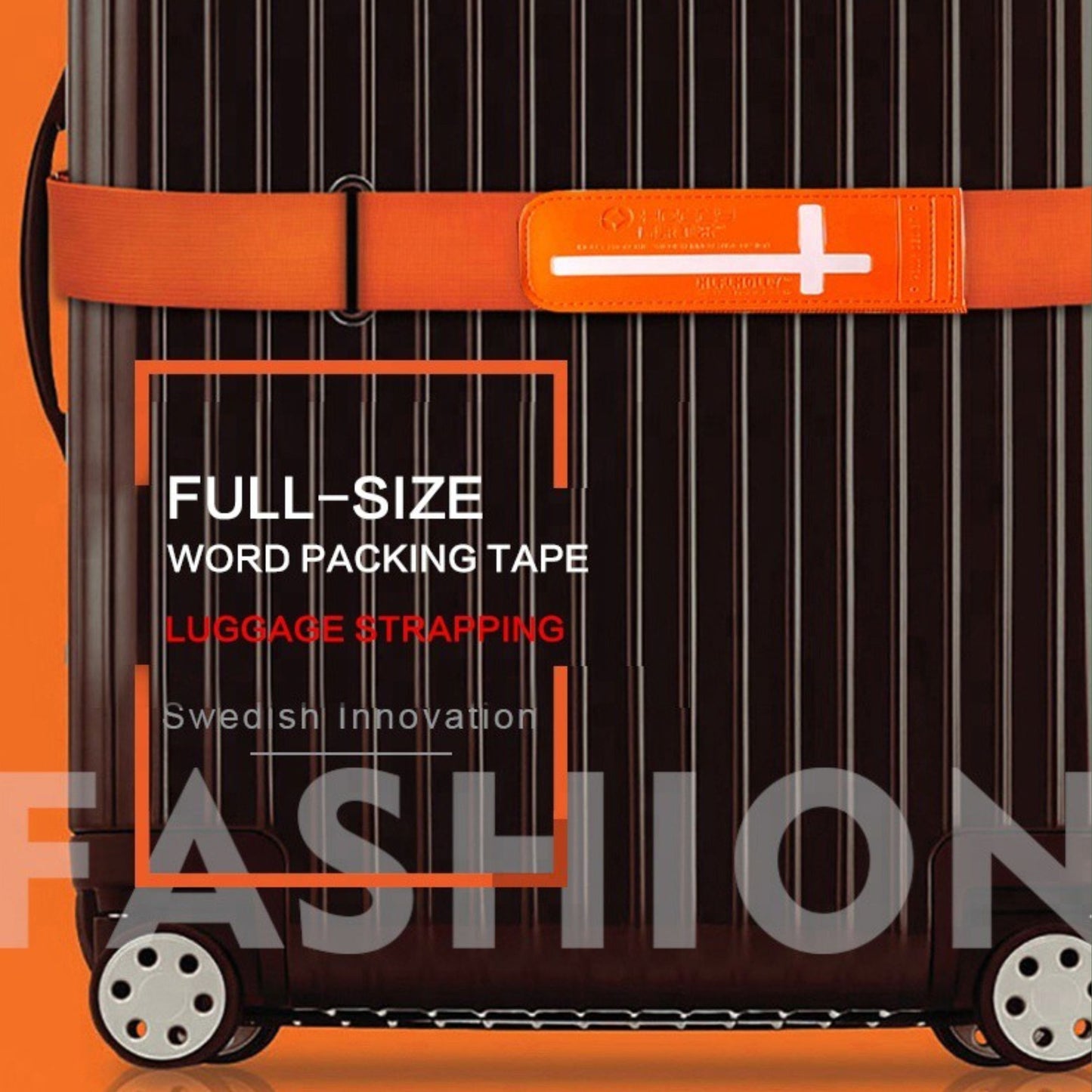 HOLLY สายรัดกระเป๋าเดินทาง สำหรับขนาด 24-32 นิ้ว ดีไซน์จากสวีเดน