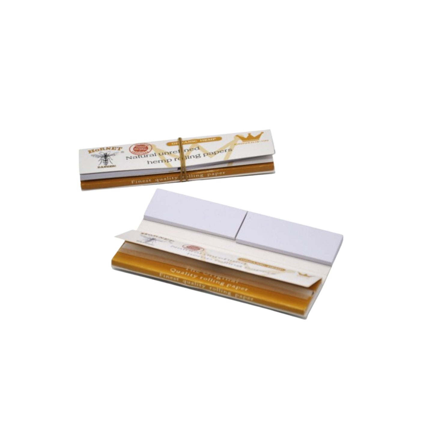 ROLLING PAPER | HORNET KINGSIZE WHITE ROLLING PAPER WITH TIPS