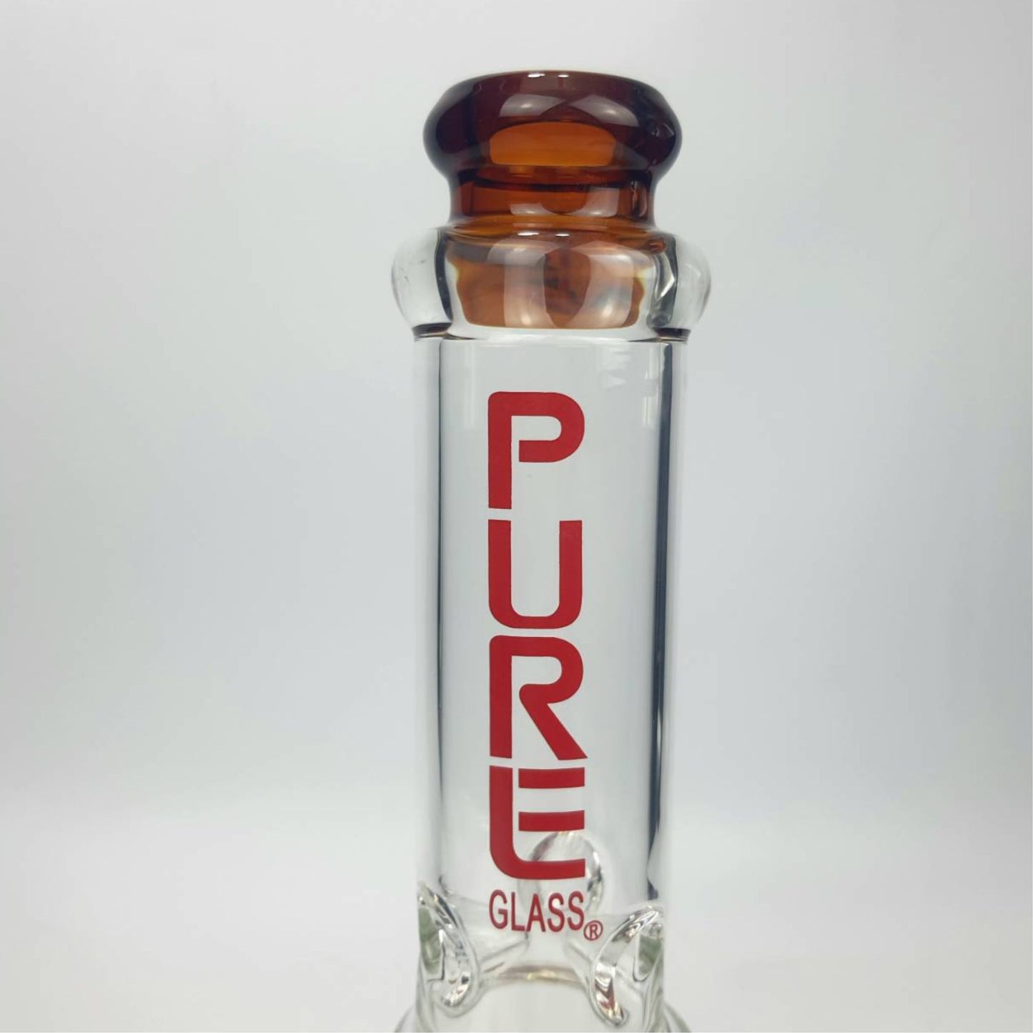 Glass Bong | PURE STRAIGHT DOUBLE PERCCOLATORS 15.5 INCH