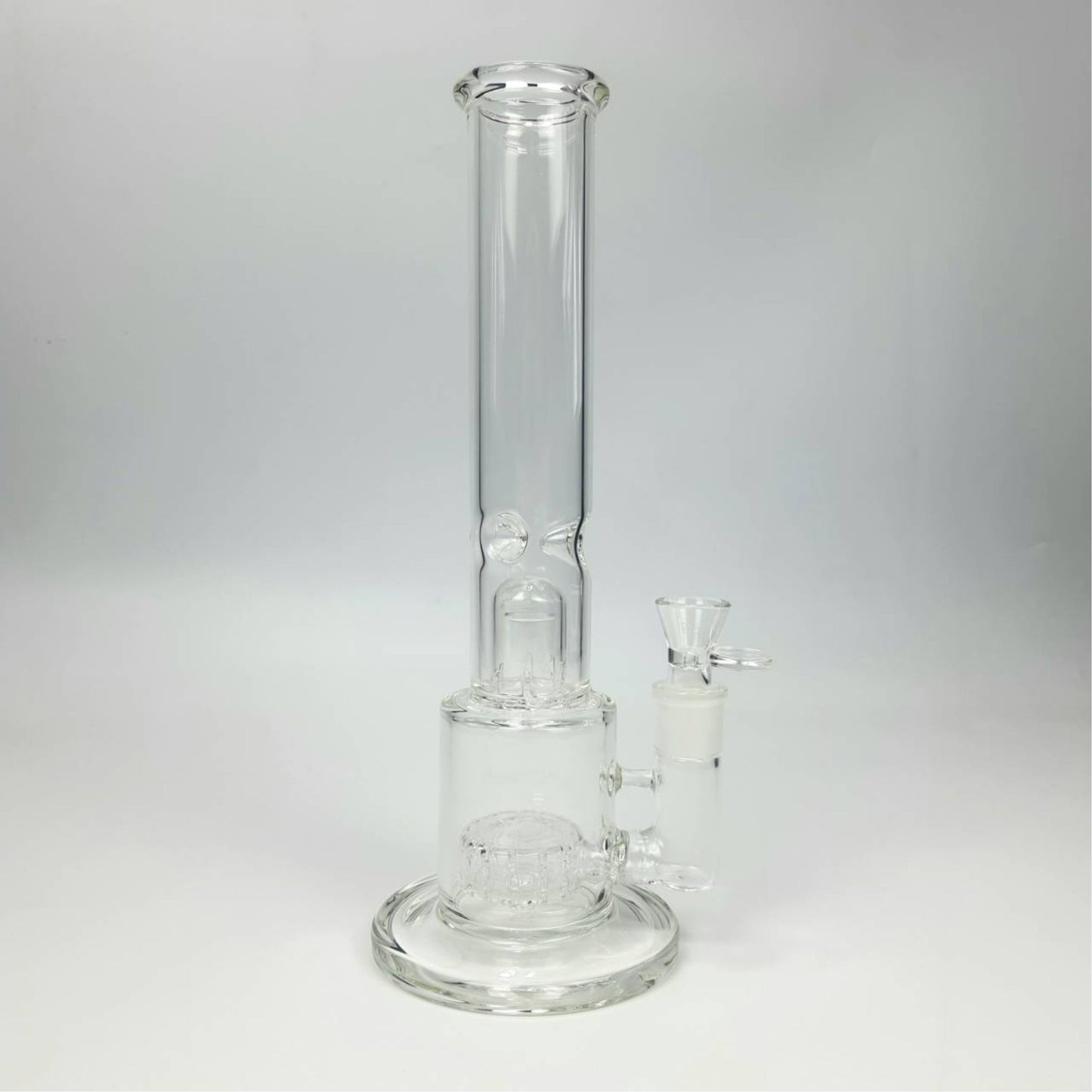 GLASS BONG | DYNASTY STRAIGHT 12 INCH WITH HELIX & DOME PERC