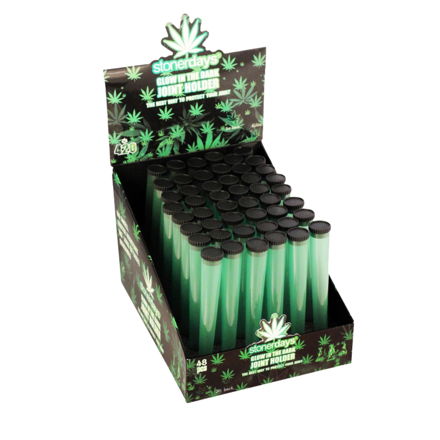 GLOW CONE CASE PLASTIC TUBE 110MM