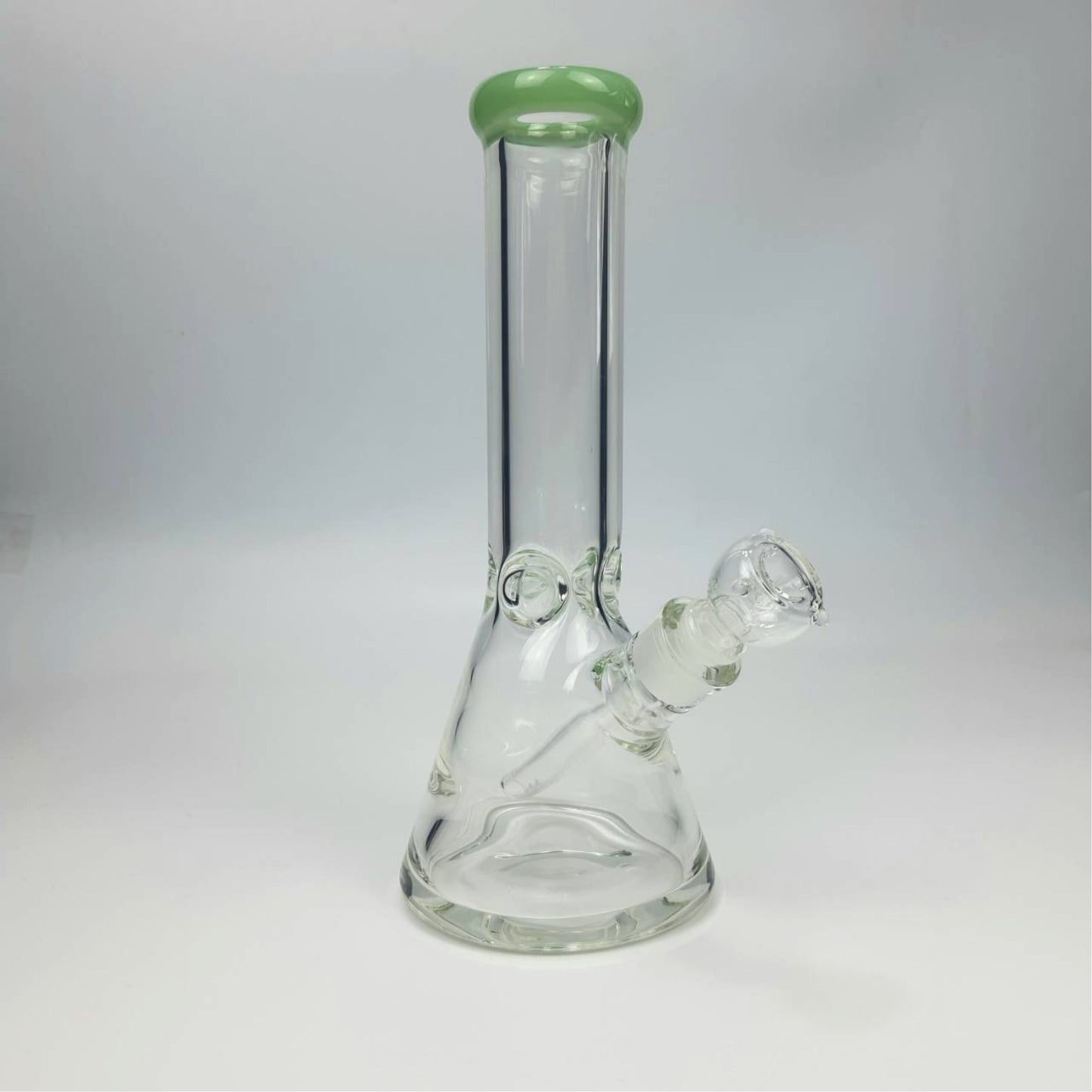 Glass Bong | REINFORCE NO LOGO PREMIUM BEAKER 12 INCH 9MM THICKNESS JADE MOUTHPIECE