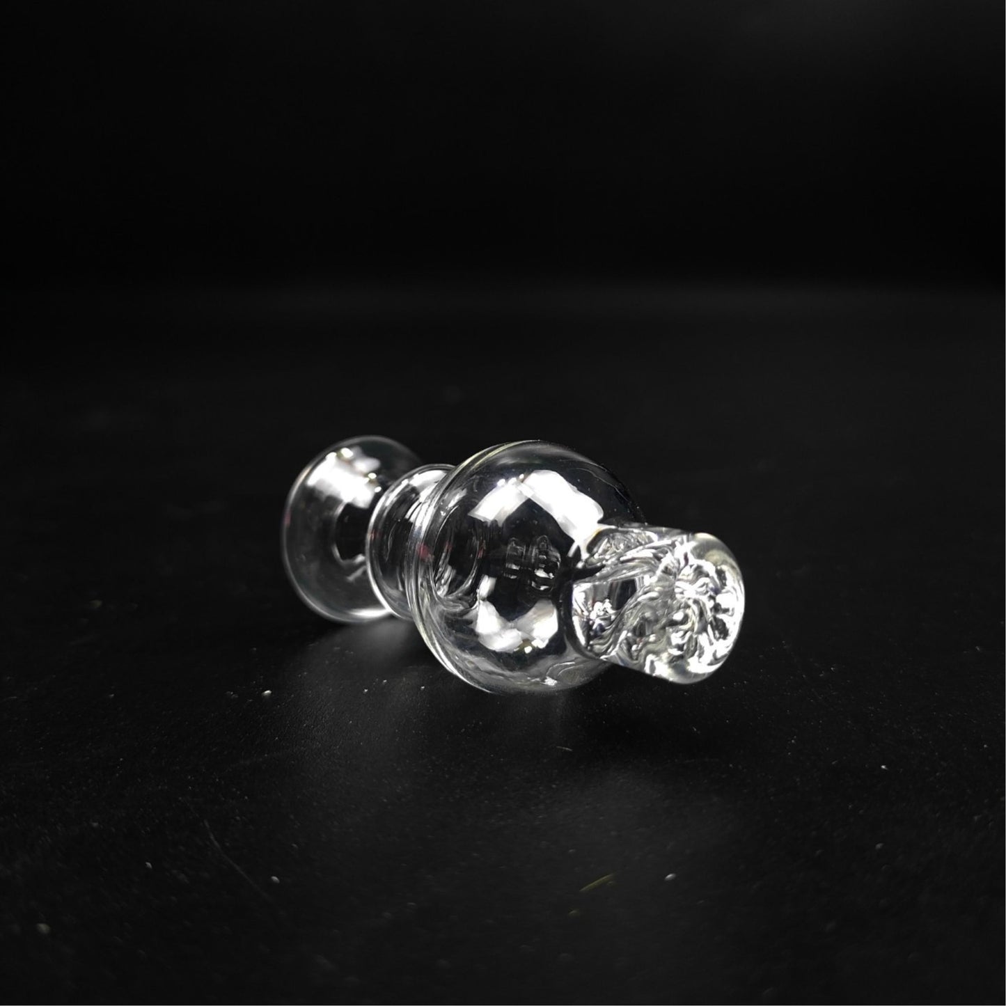 CARB CAP | SPIRAL RING V.2 QUARTZ CARB CAP 12.30 MM INNER DIAMETER 24.6 MM WIDEST DIAMETER