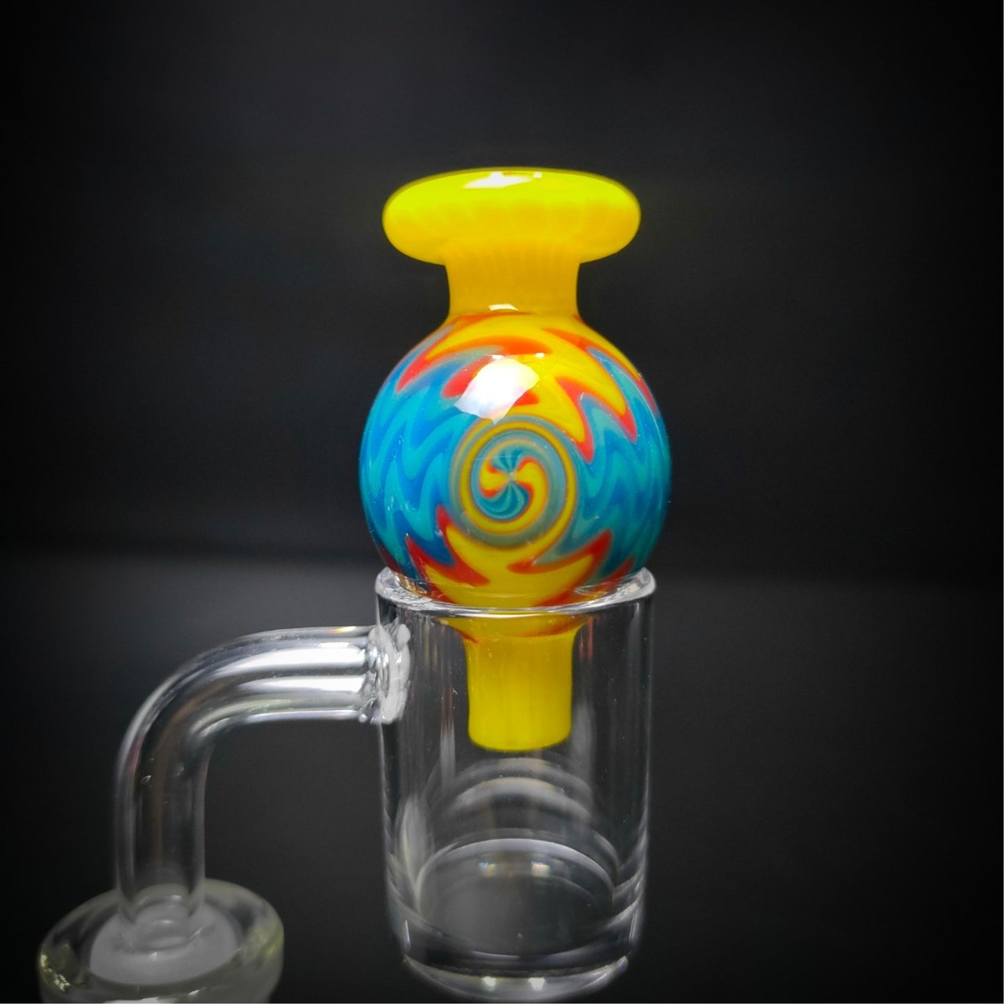 CARB CAP | END OF THE WORLD CARB CAP WITH TIP 10 MM INNER DIAMETER 26.5 MM WIDEST DIAMETER