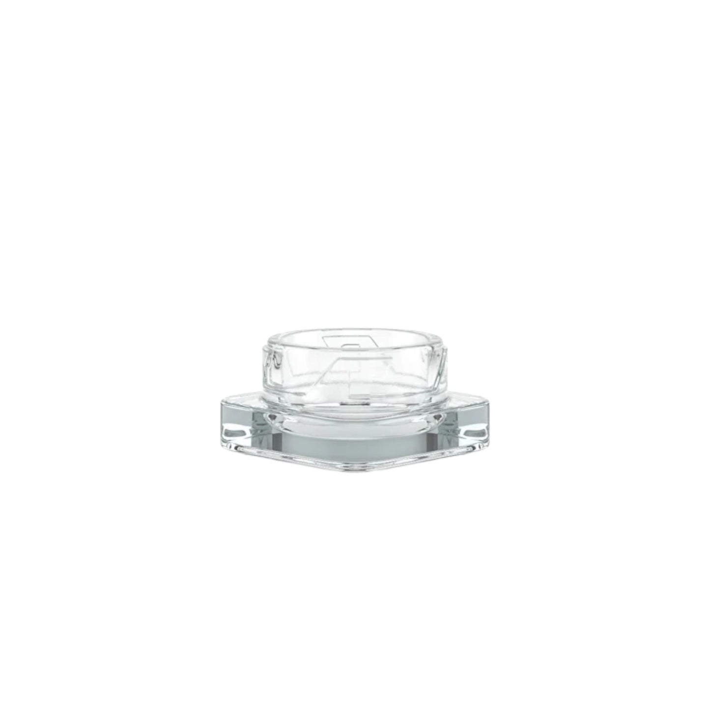 GLASS JAR | SQUARE GLASS JAR PLASTIC LID | SIZE 21MM x 36MM