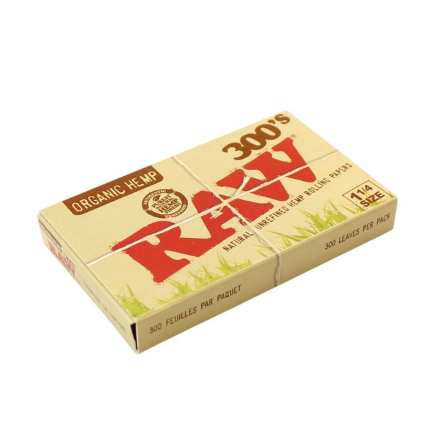 ROLLING PAPER | RAW ORGANIC HEMP 300's 1 ¼"