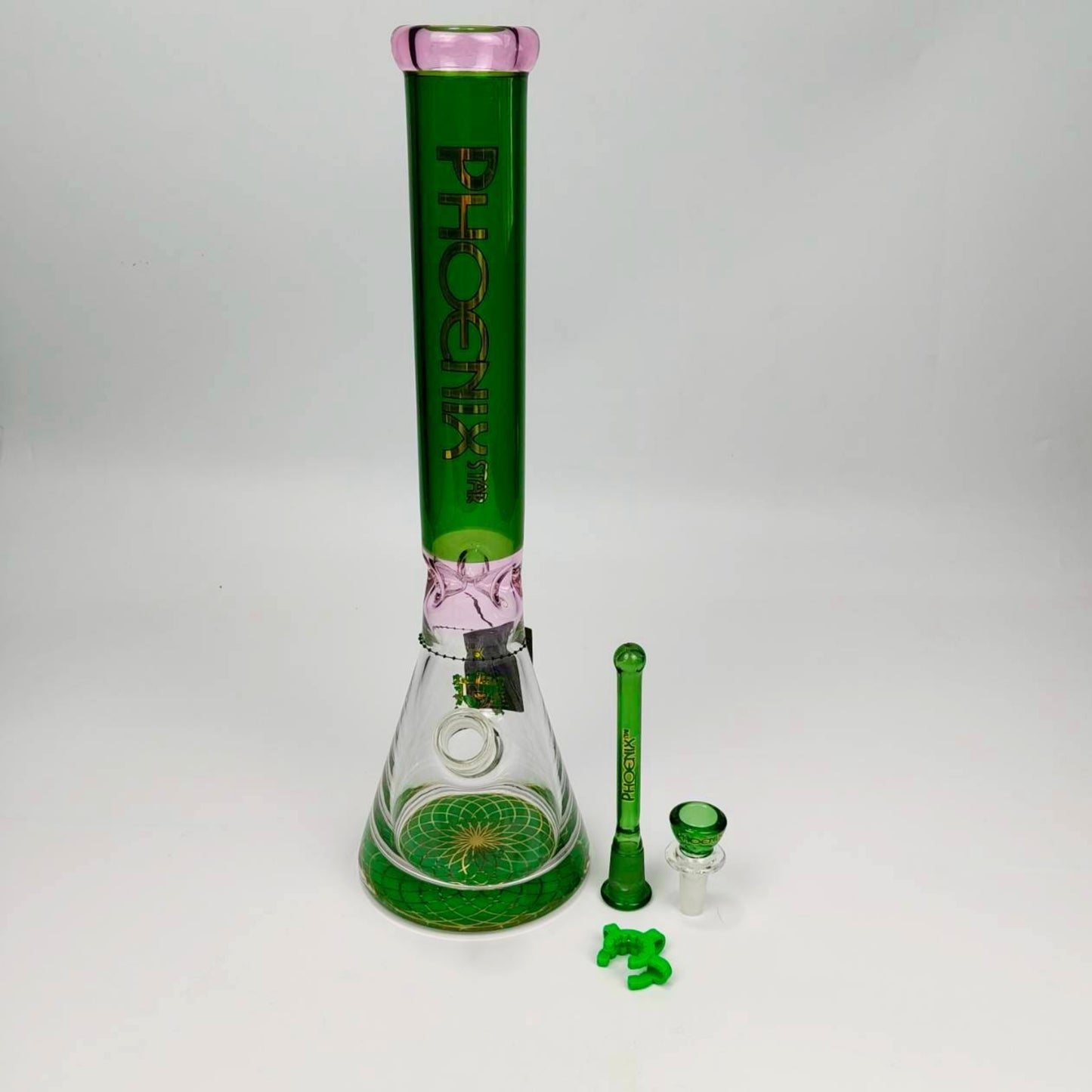 Glass Bong | PHOENIX STAR BEAKER WITH ICE NOTCH 16 INCH