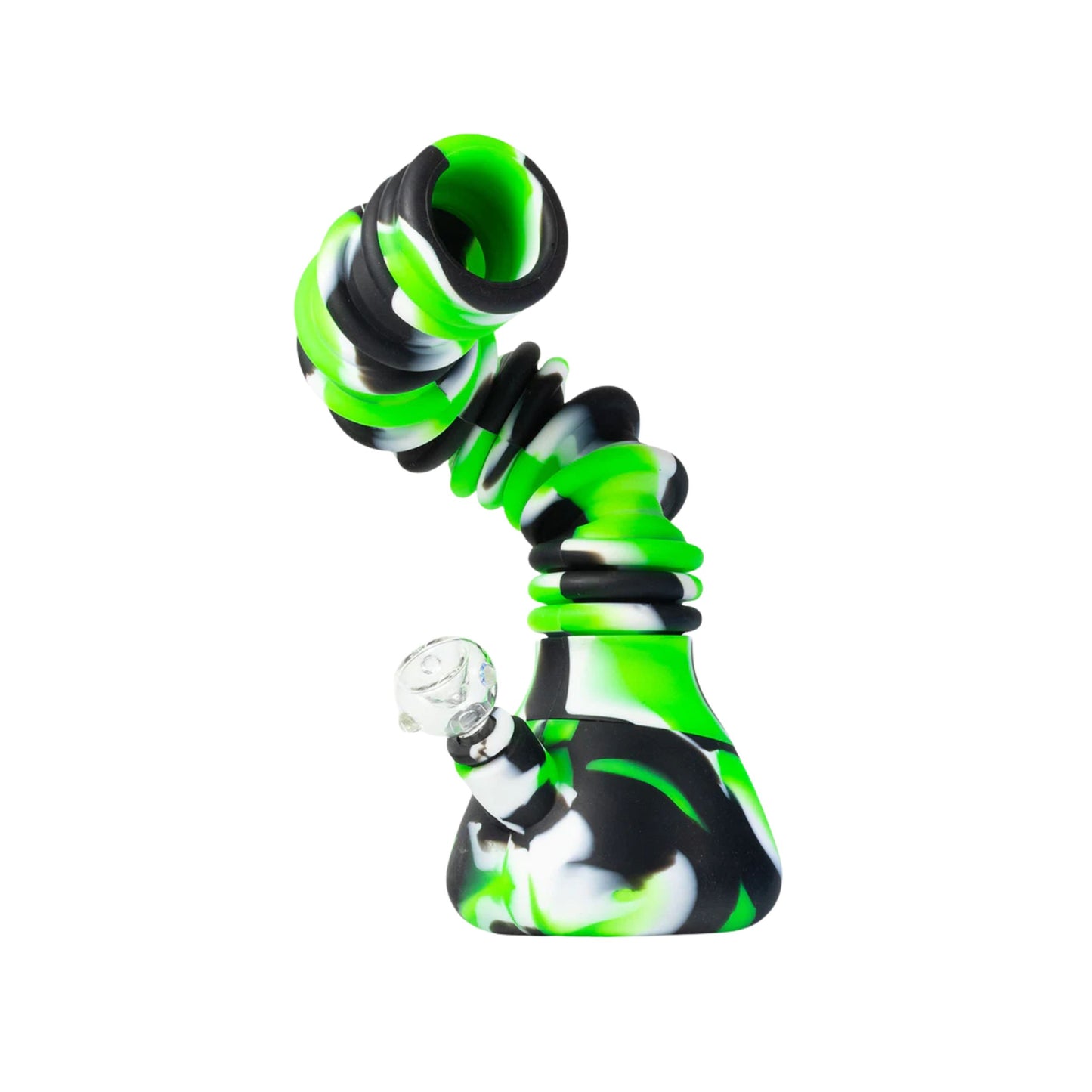 Glass Bong | STRETCHY SILICONE BONG WITH 1814 TUBE AND 14MM BOWL 20 INCH