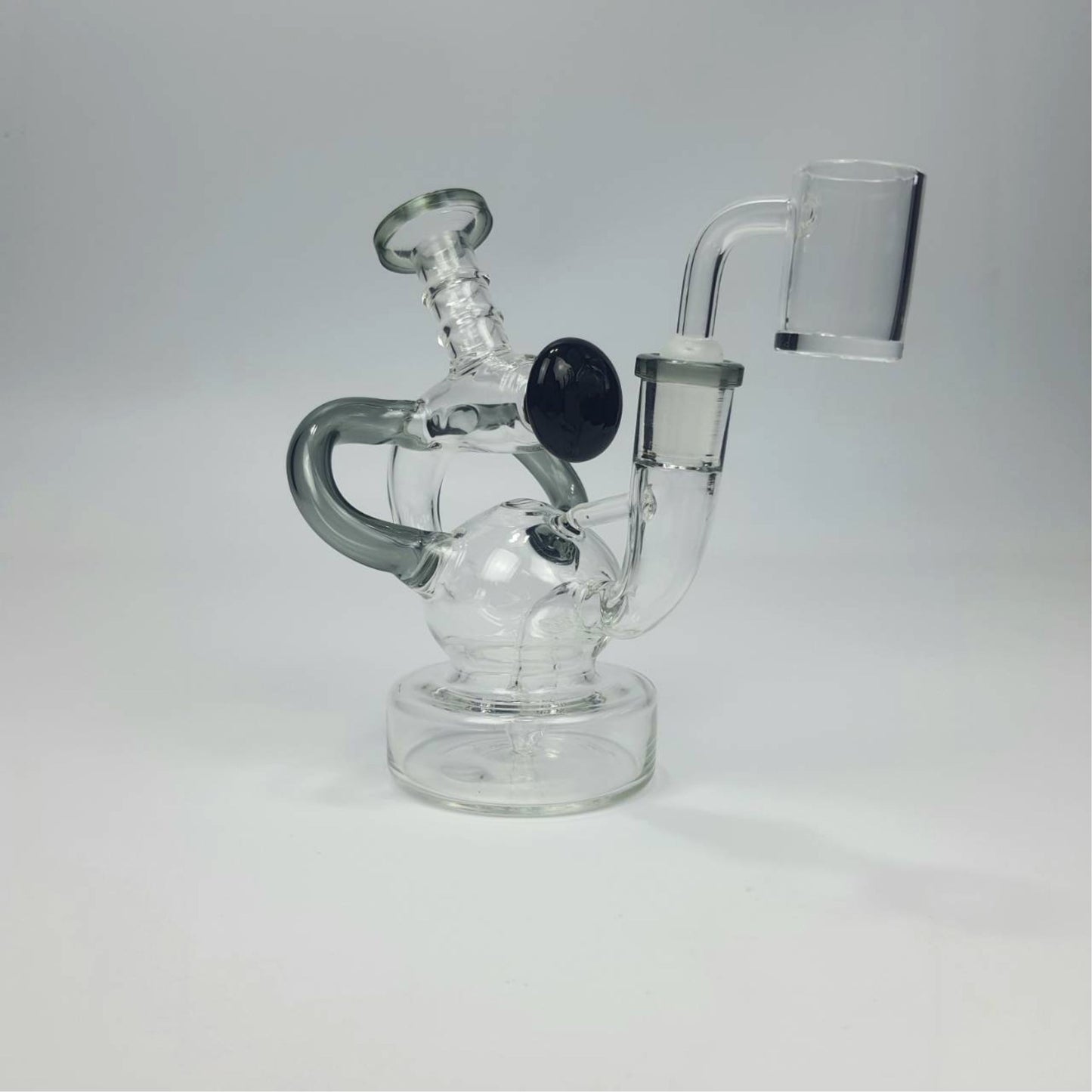 GLASS BONG | CHAMBE MINI RECYCLER RIG 6 INCH