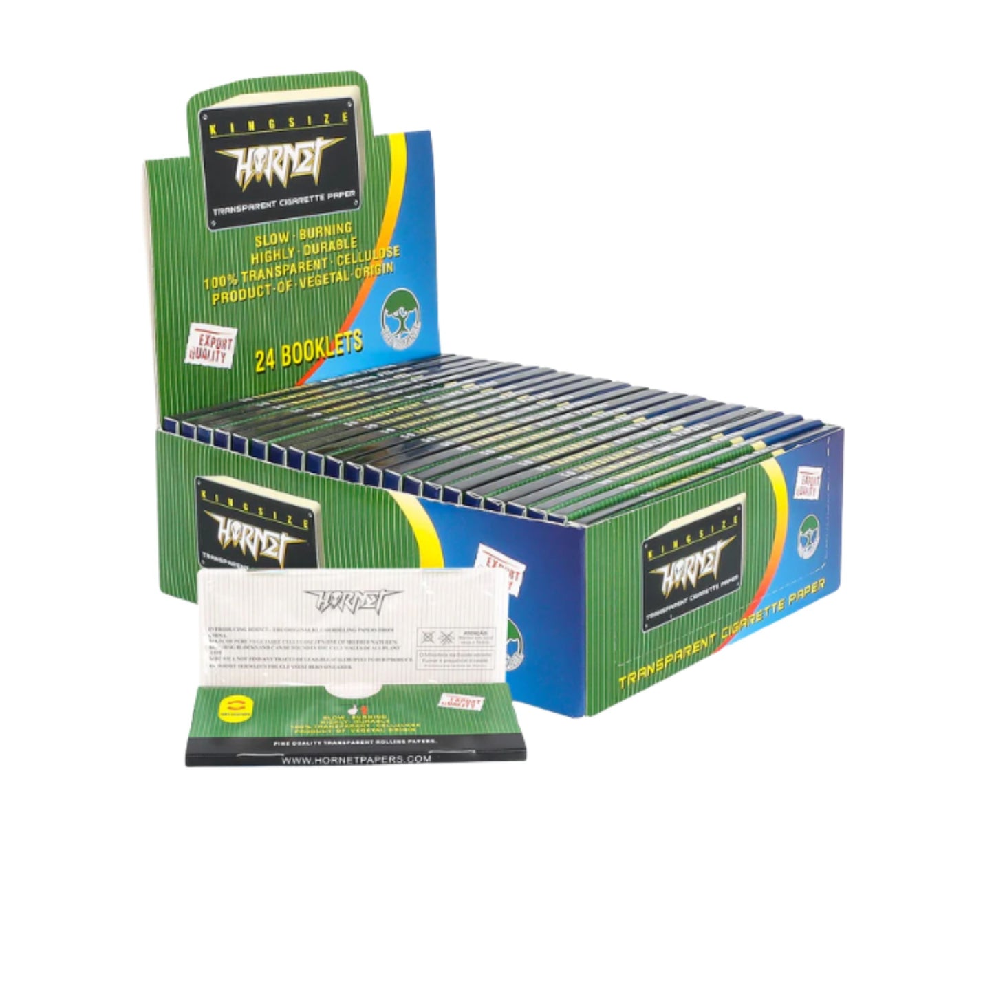 ROLLING PAPER | HORNET KINGSIZE TRANSPARENT ROLLING PAPER