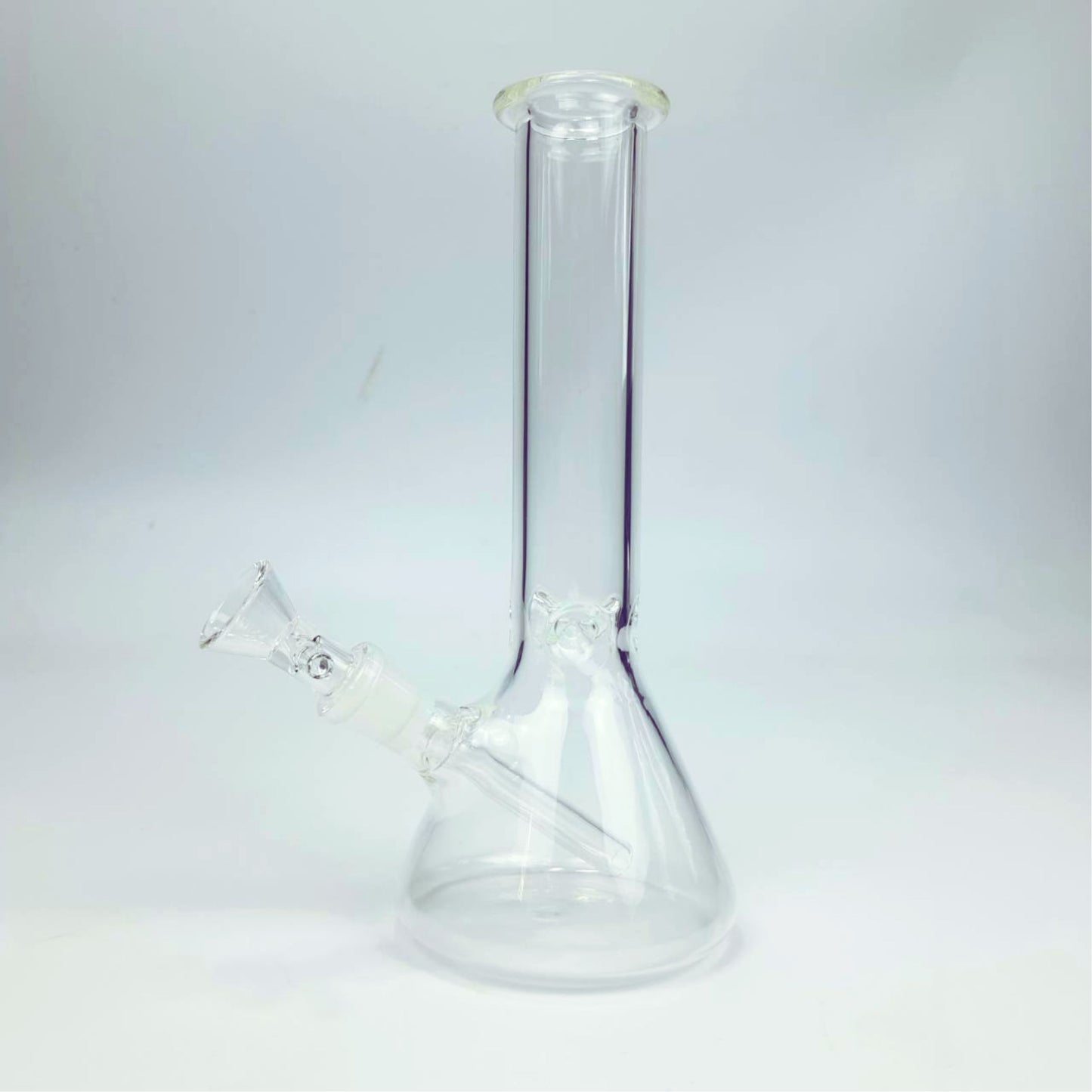 GLASS BONG | CLASSIC CLEAR BEAKER GLASS BONG 8 INCH 4MM THICKNESS