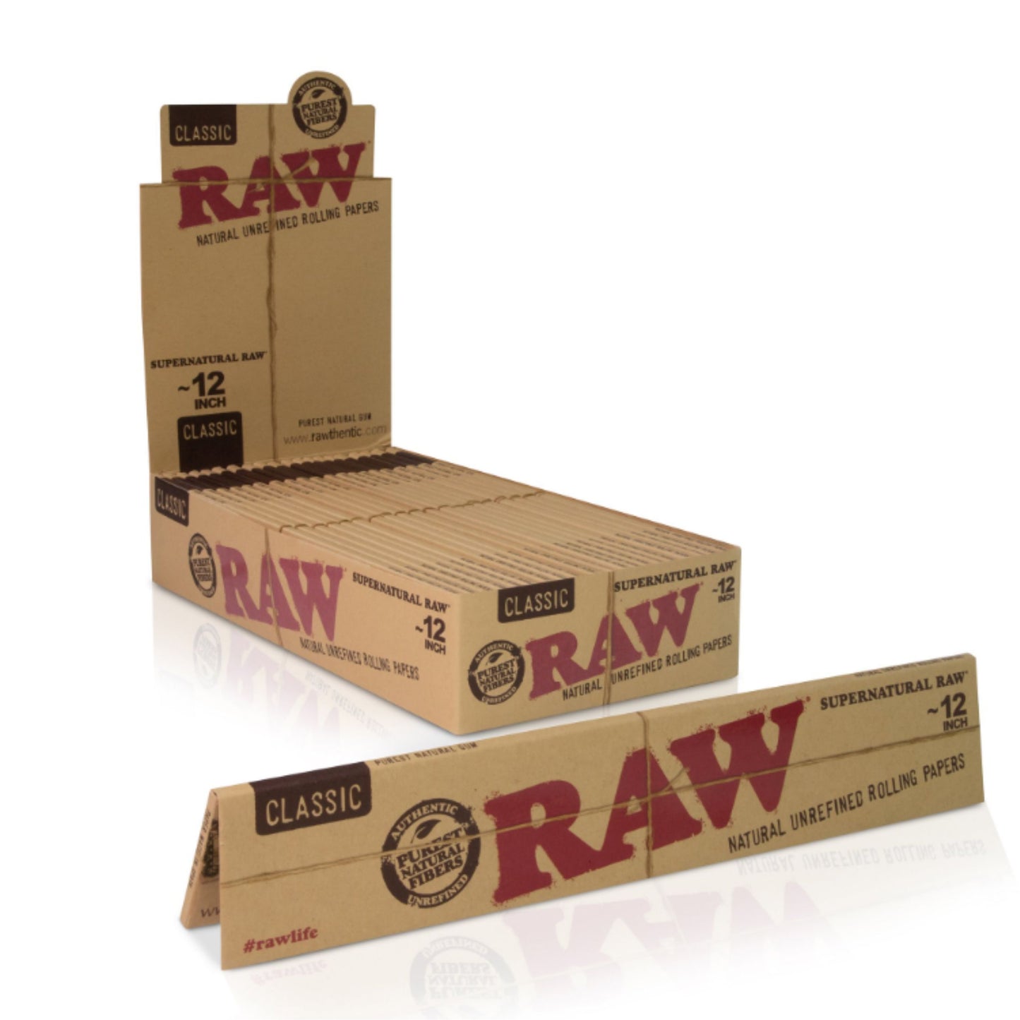 ROLLING PAPER | RAW 12" LENGTH SUPERNATRUAL ROLLING PAPER