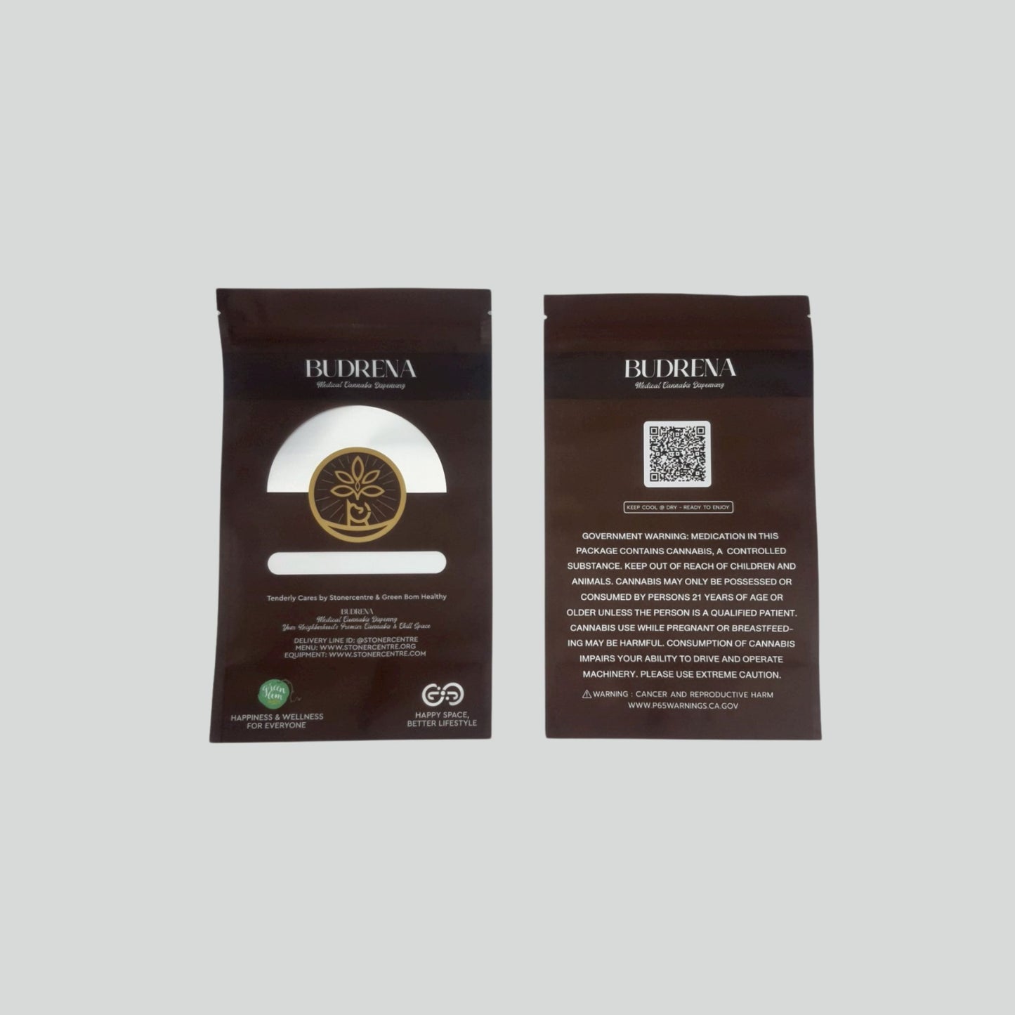 BUDRENA ZIP BAG 150 x 250 + 88mm