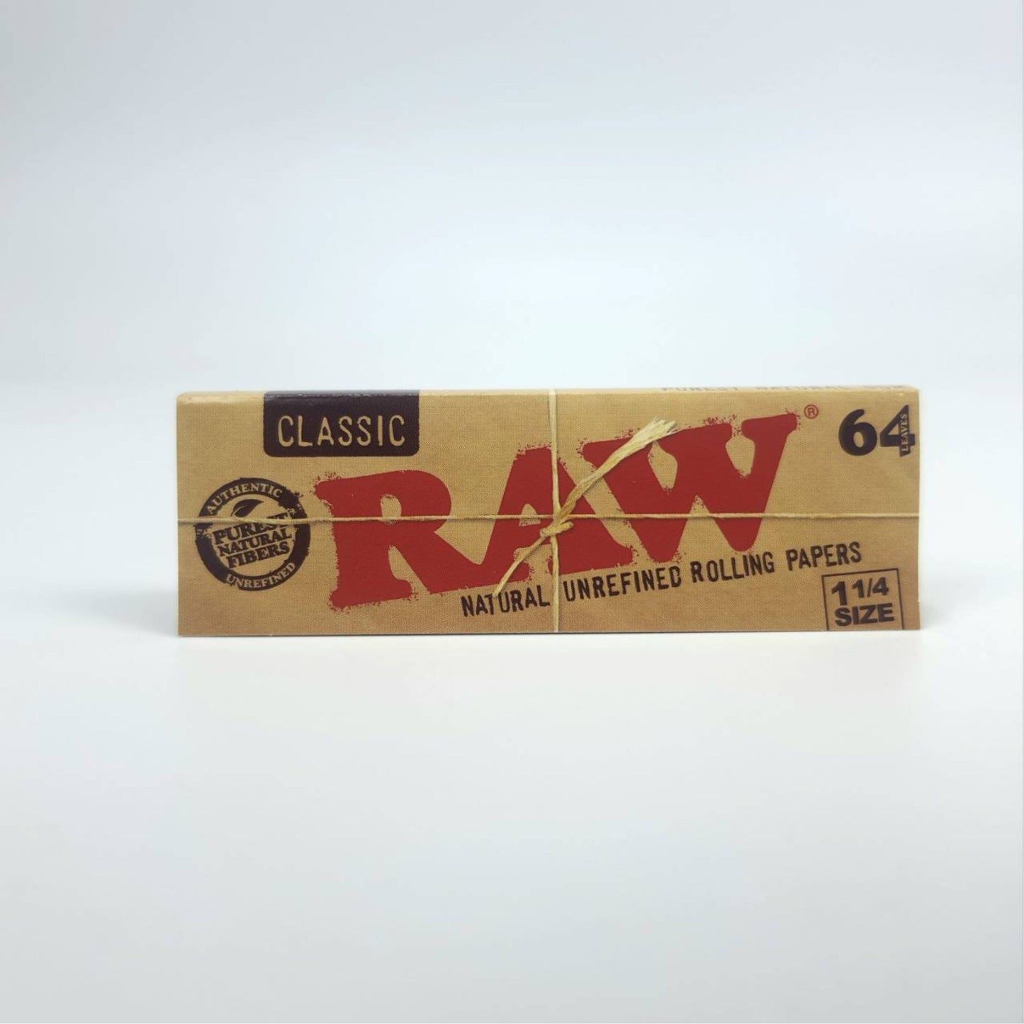 ROLLING PAPER | RAW CLASSIC 1 ¼" (64 LEAVES / BOOKLET | 24 BOOKLETS / BOX)