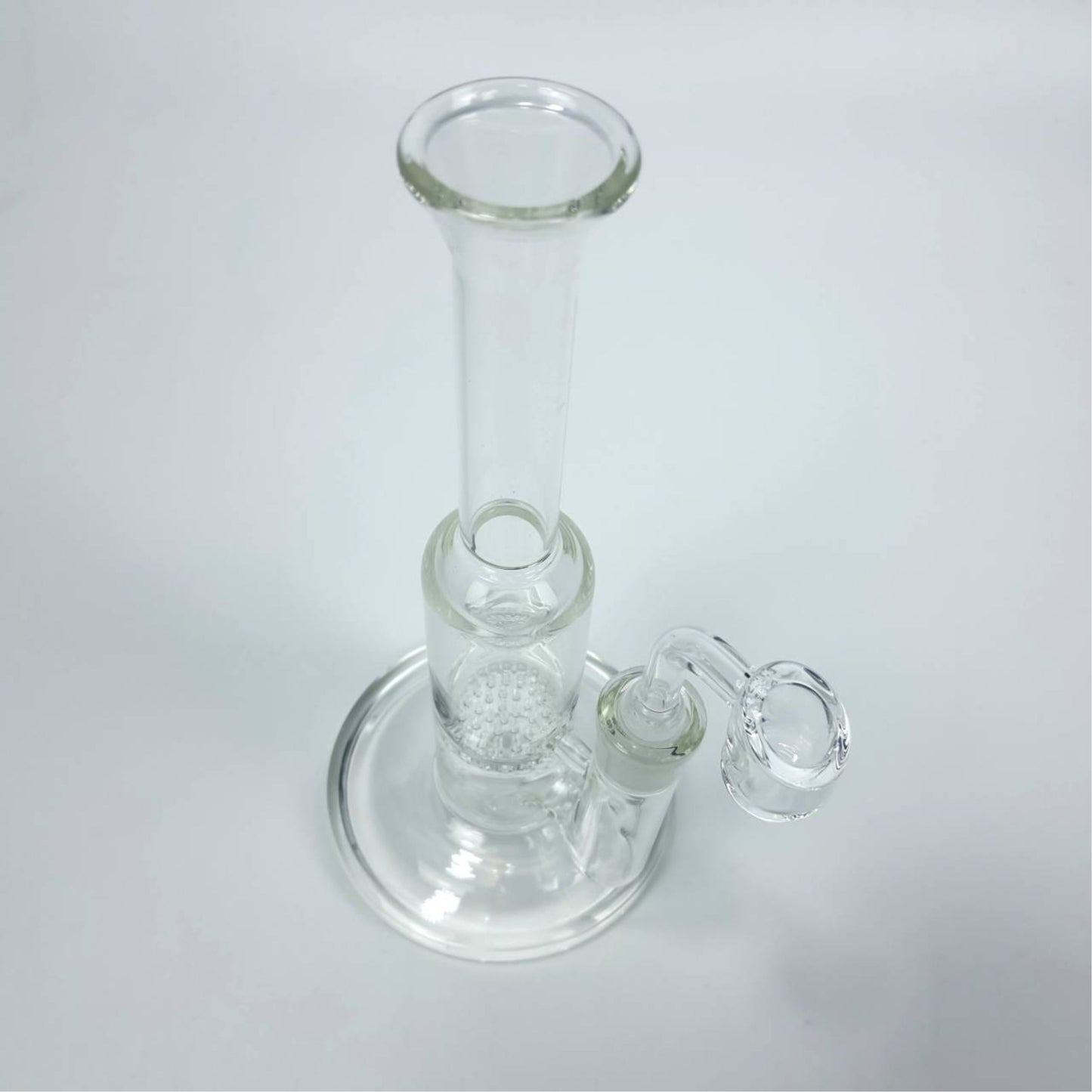 Glass Bong | EMPTY SERIES SCIENTIST MINI WITH QUARTZ BANGER BOWL 9 INCH