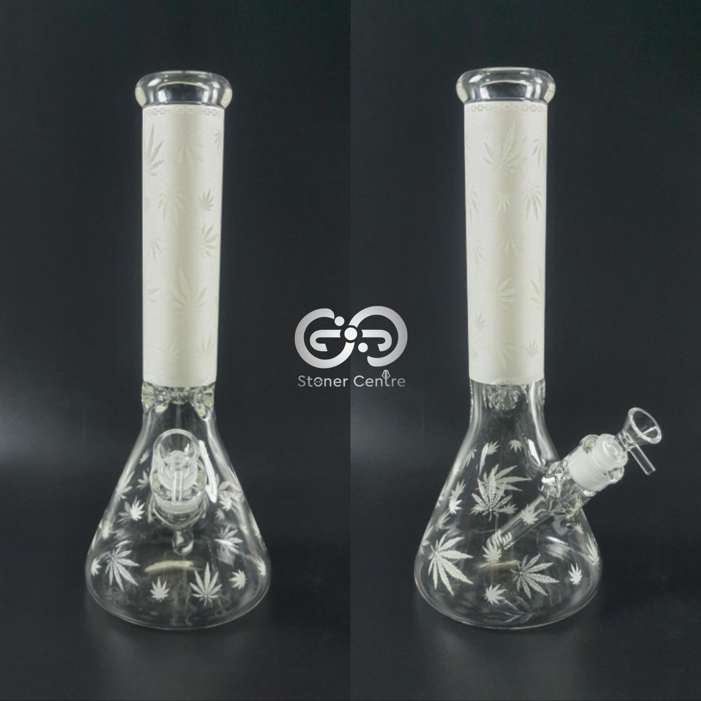 Glass Bong | MJ BEAKER GLOW IN THE DARK 14 INCH