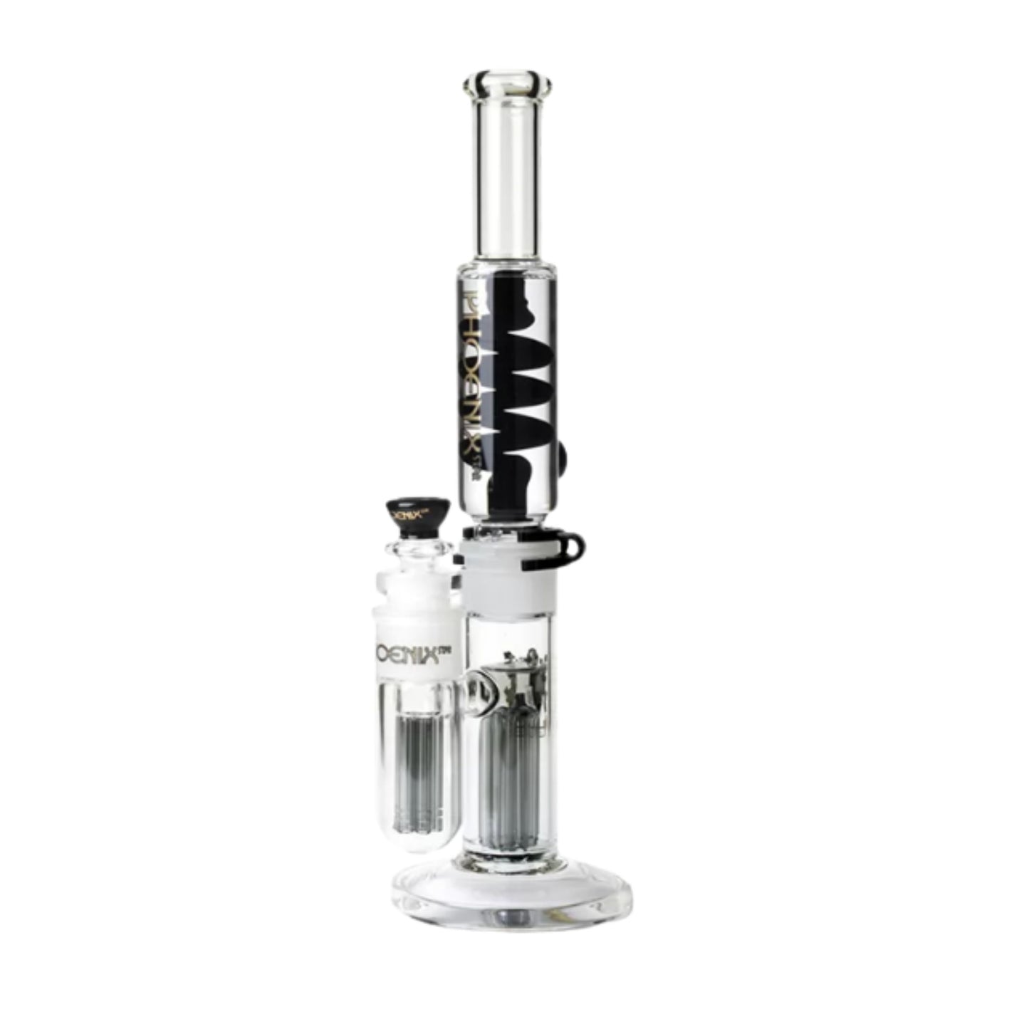 GLASS BONG | PHOENIX STR 15 INCH LEGO WITH 6-ARM PERCOLATOR (TUBE 2918 6-ARM)