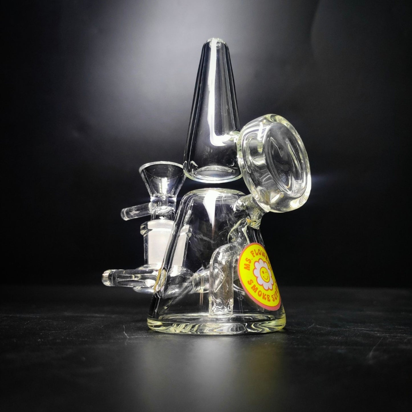 GLASS BONG | MS.FLOWERS MINI CONE CYCLER 5.7 INCH