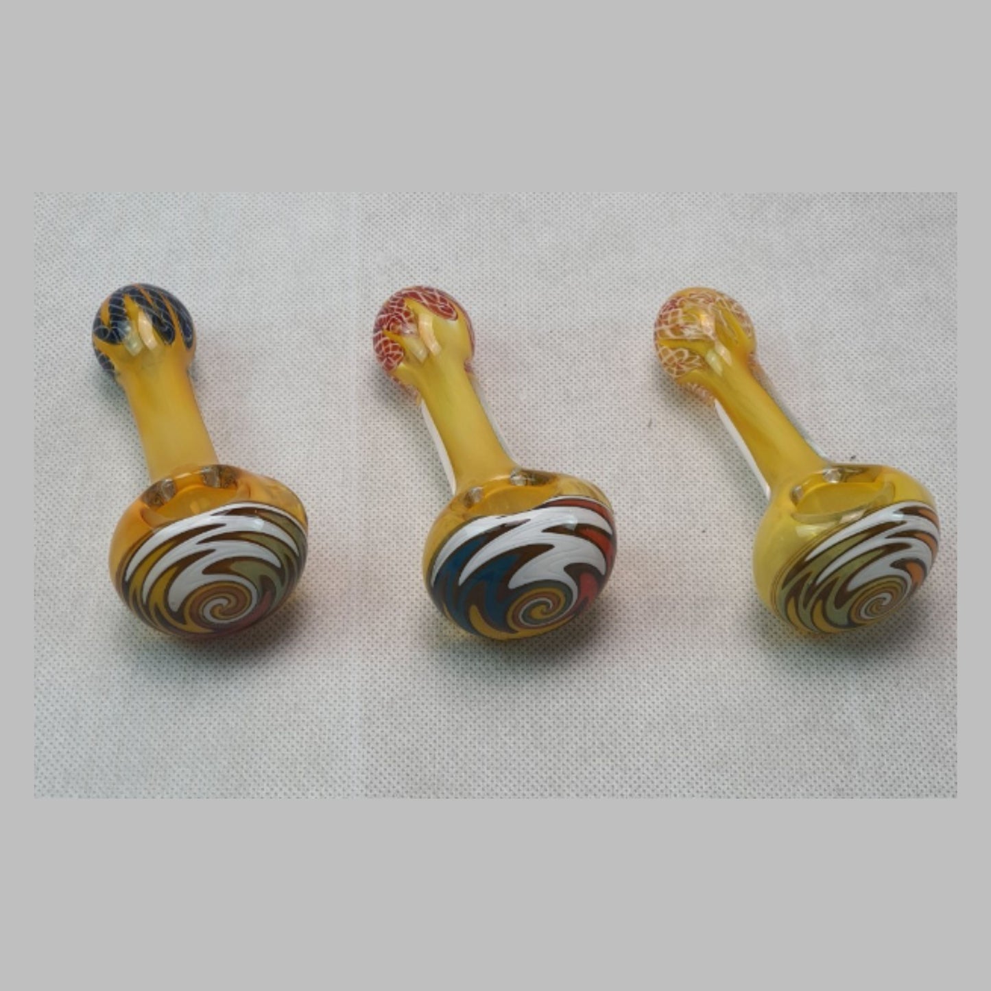 PIPE | DAZED CLASSIC SPOON YELLOW PIPE 4 INCH