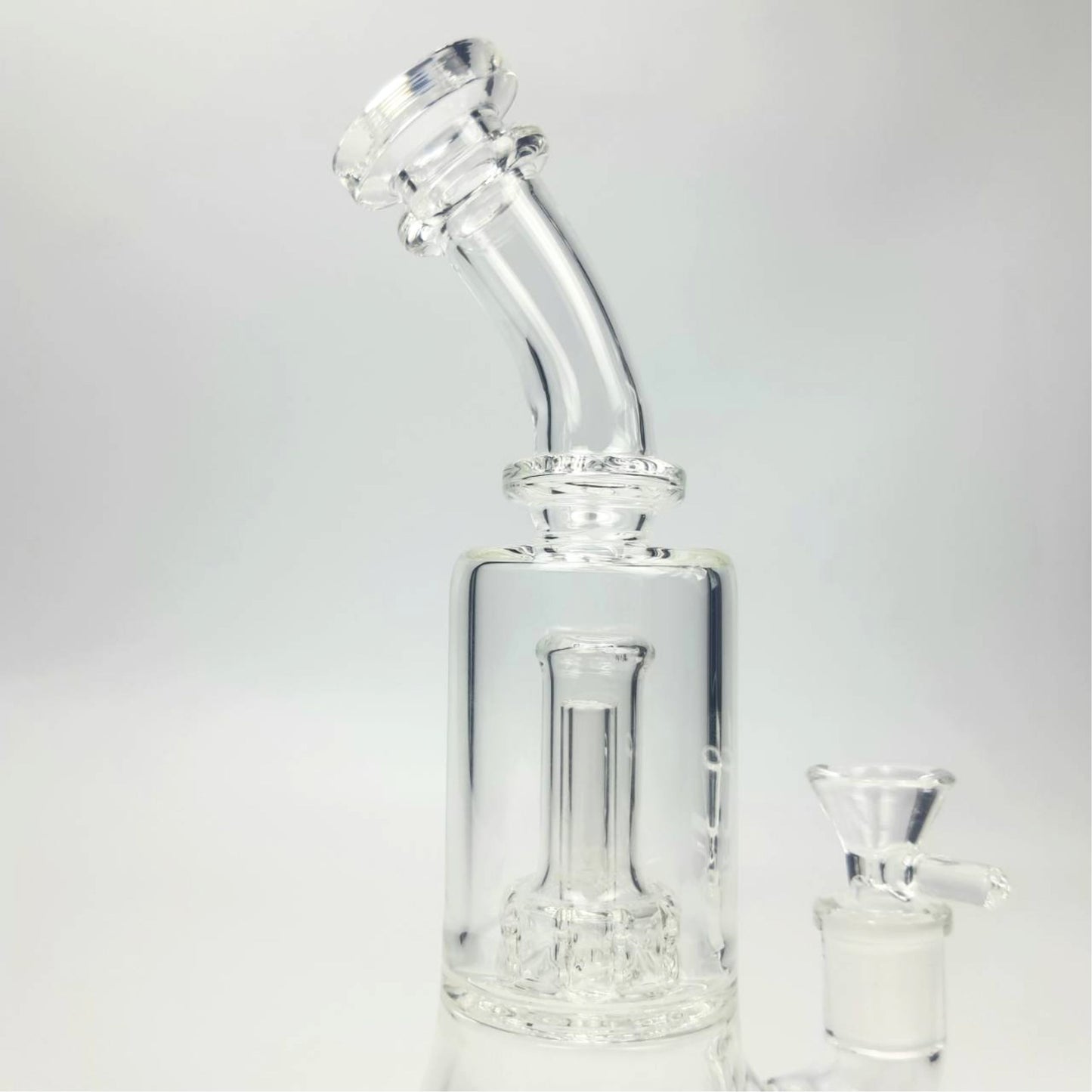 GLASS BONG | DYNASTY RIG 10 INCH DOUBLE HELIX & DOME PERC
