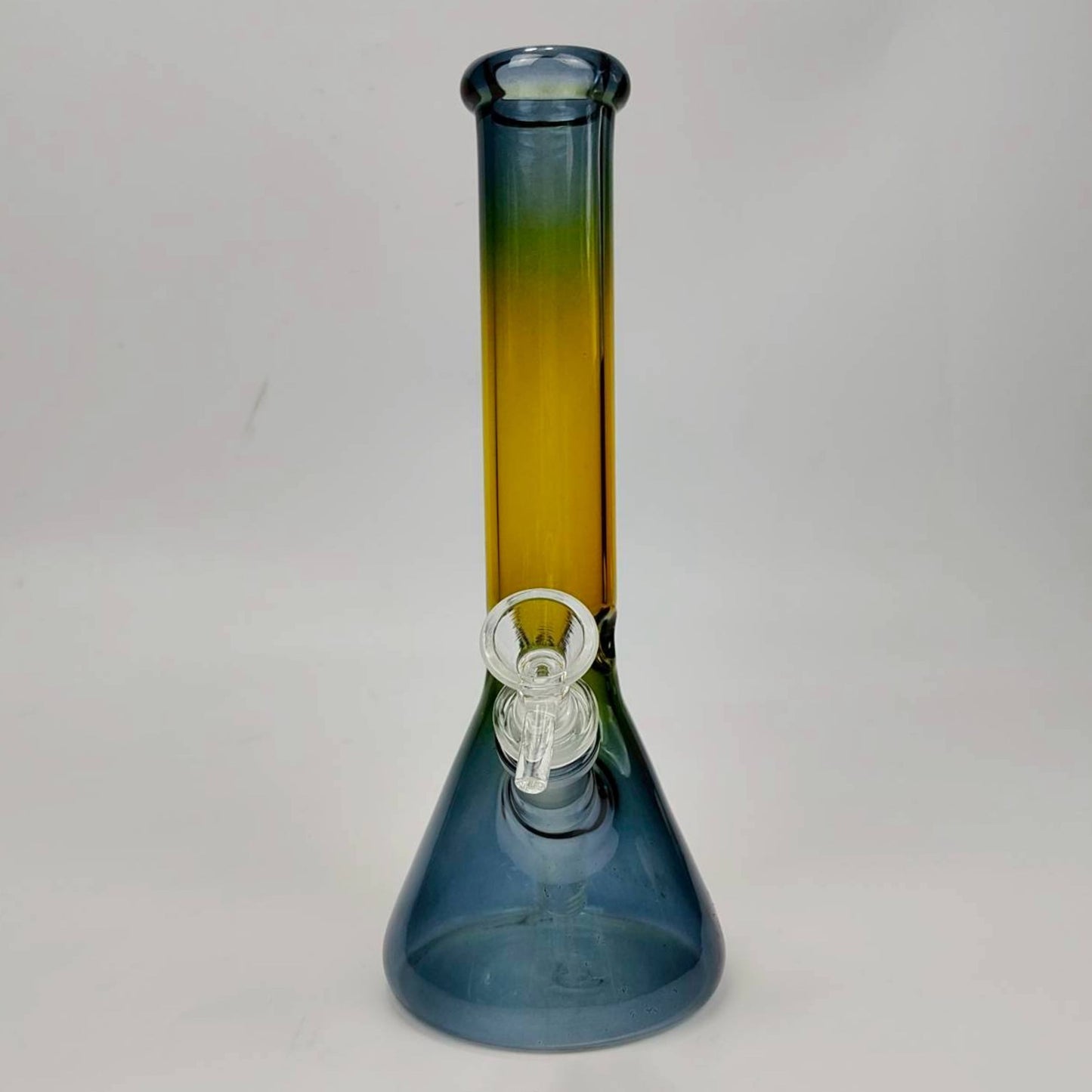 GLASS BONG | THE HULK 2-TONE BEAKER 10.5 INCH 5MM THICKNESS