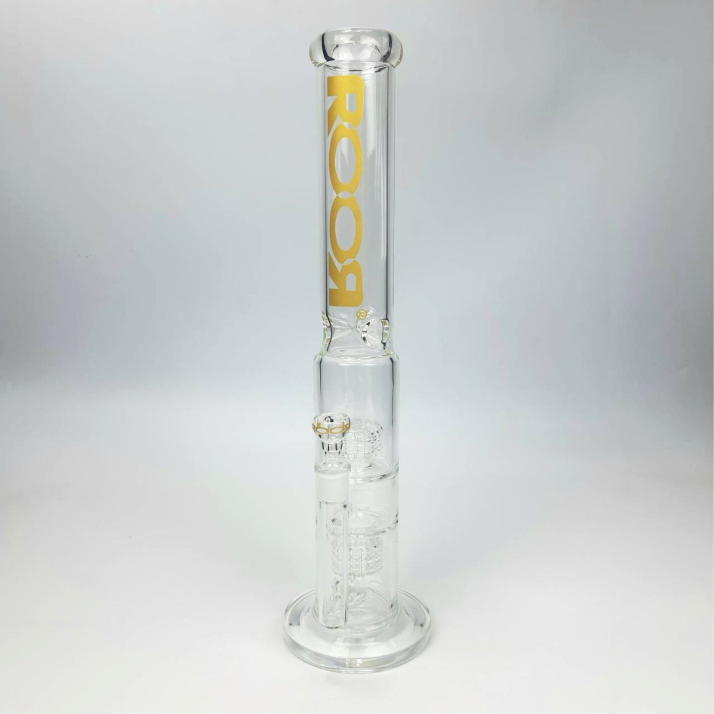 Glass Bong | ROOR TECH STRAIGHT WITH DOUBLE MATRIX PERCOLATORS 16 INCH