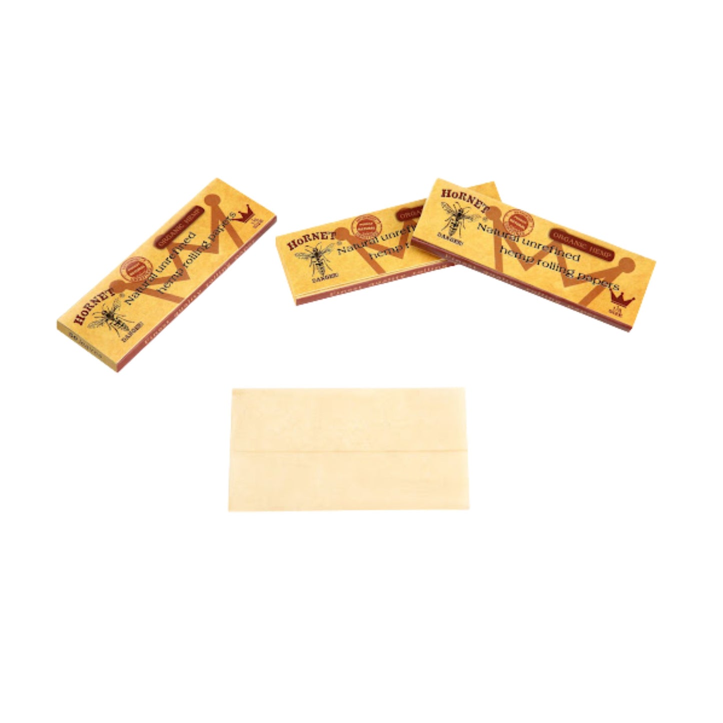 ROLLING PAPER | HORNET 1 1/4 INCH ORGANIC HEMP ROLLING PAPER