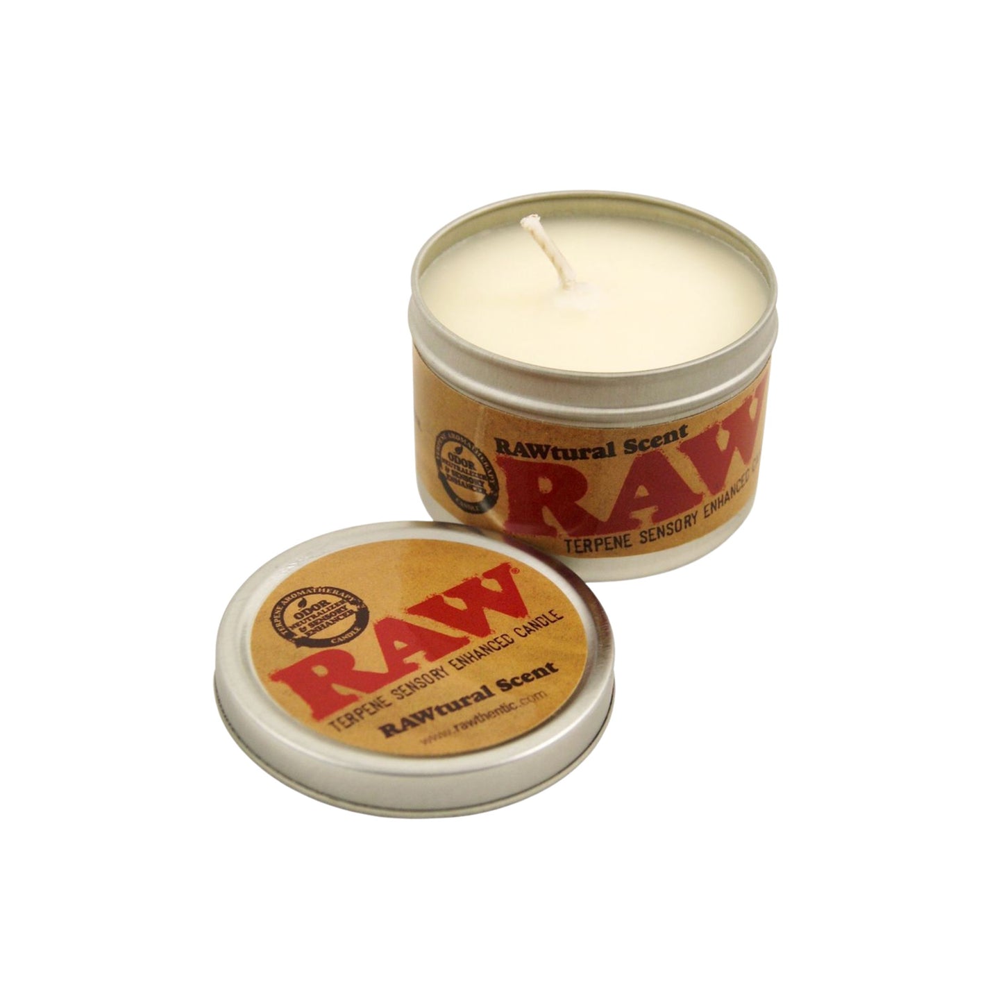 RAW CANDLE RAWTURAL SCENT WITH HEMP SEED OIL
