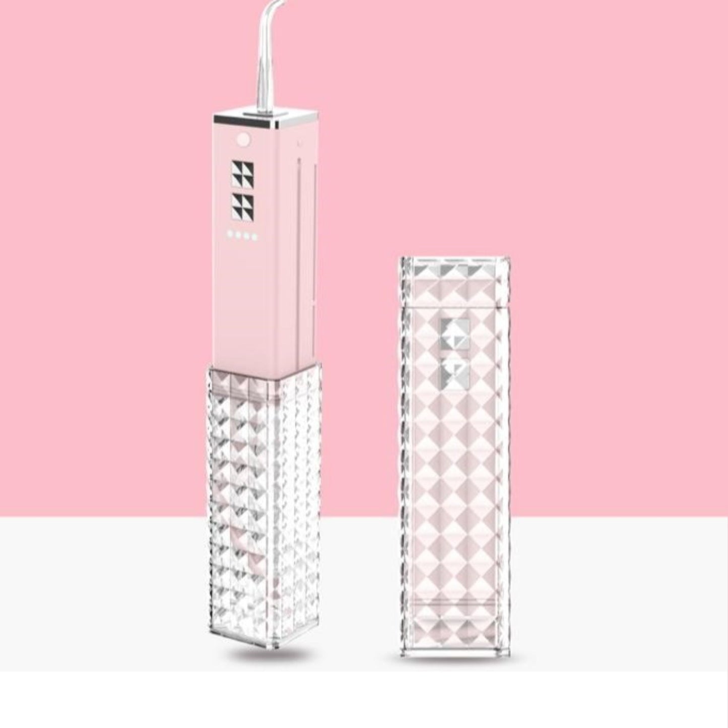 WATER FLOSSER | PORTABLE ORAL IRRIGATOR WITH PISTON PUMP PINK