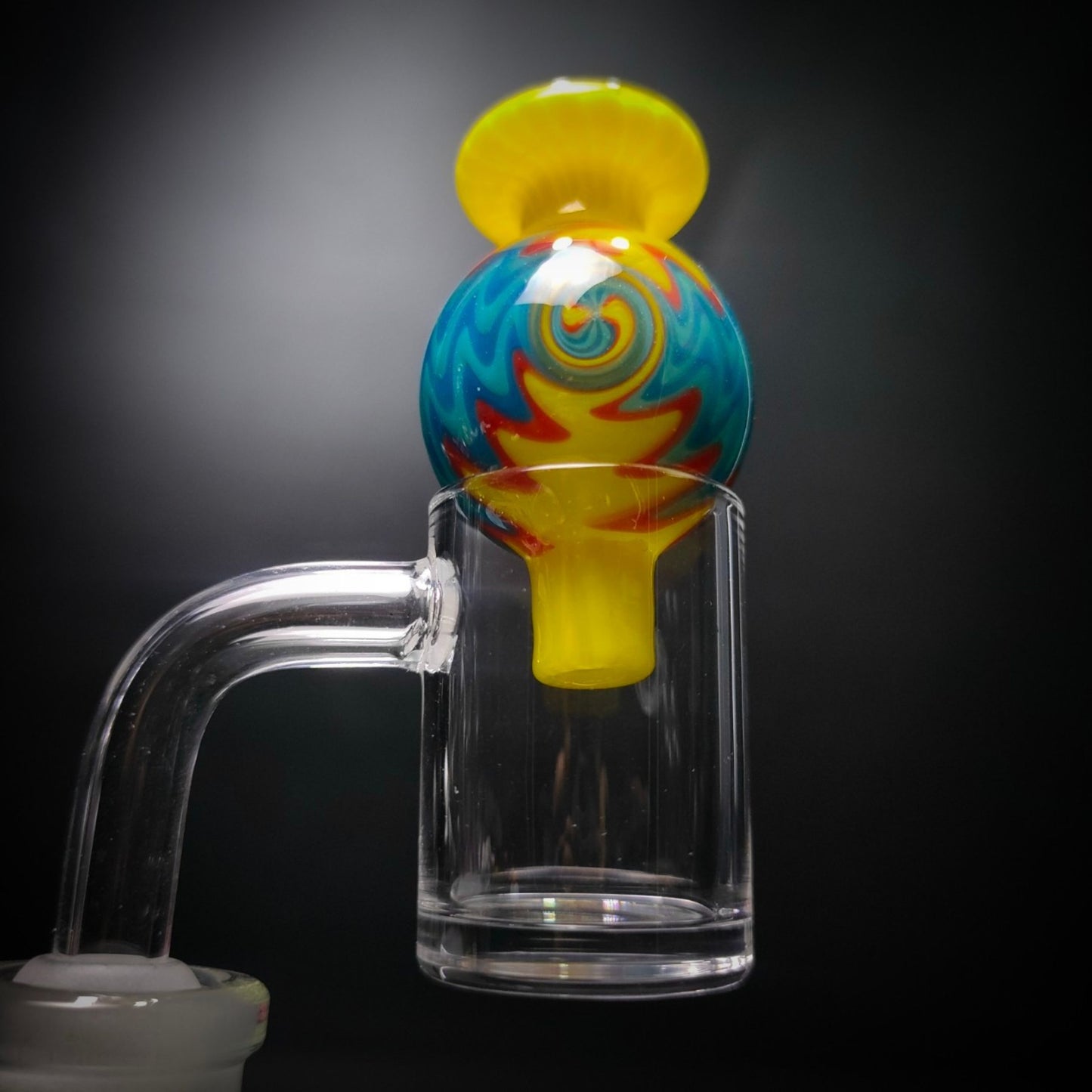 CARB CAP | END OF THE WORLD CARB CAP WITH TIP 10 MM INNER DIAMETER 26.5 MM WIDEST DIAMETER