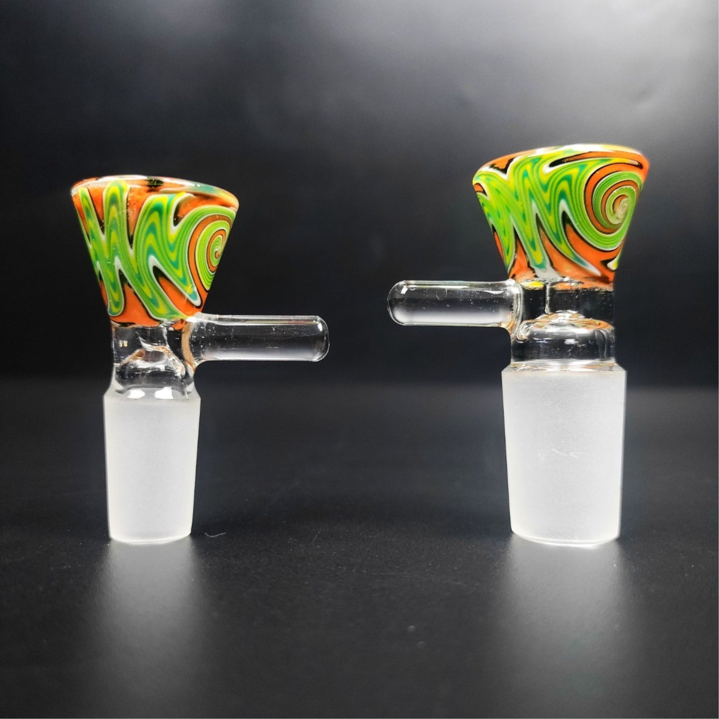 GLASS BOWL | DAZED BOWL WITH HANDLE BAR 14 & 18MM