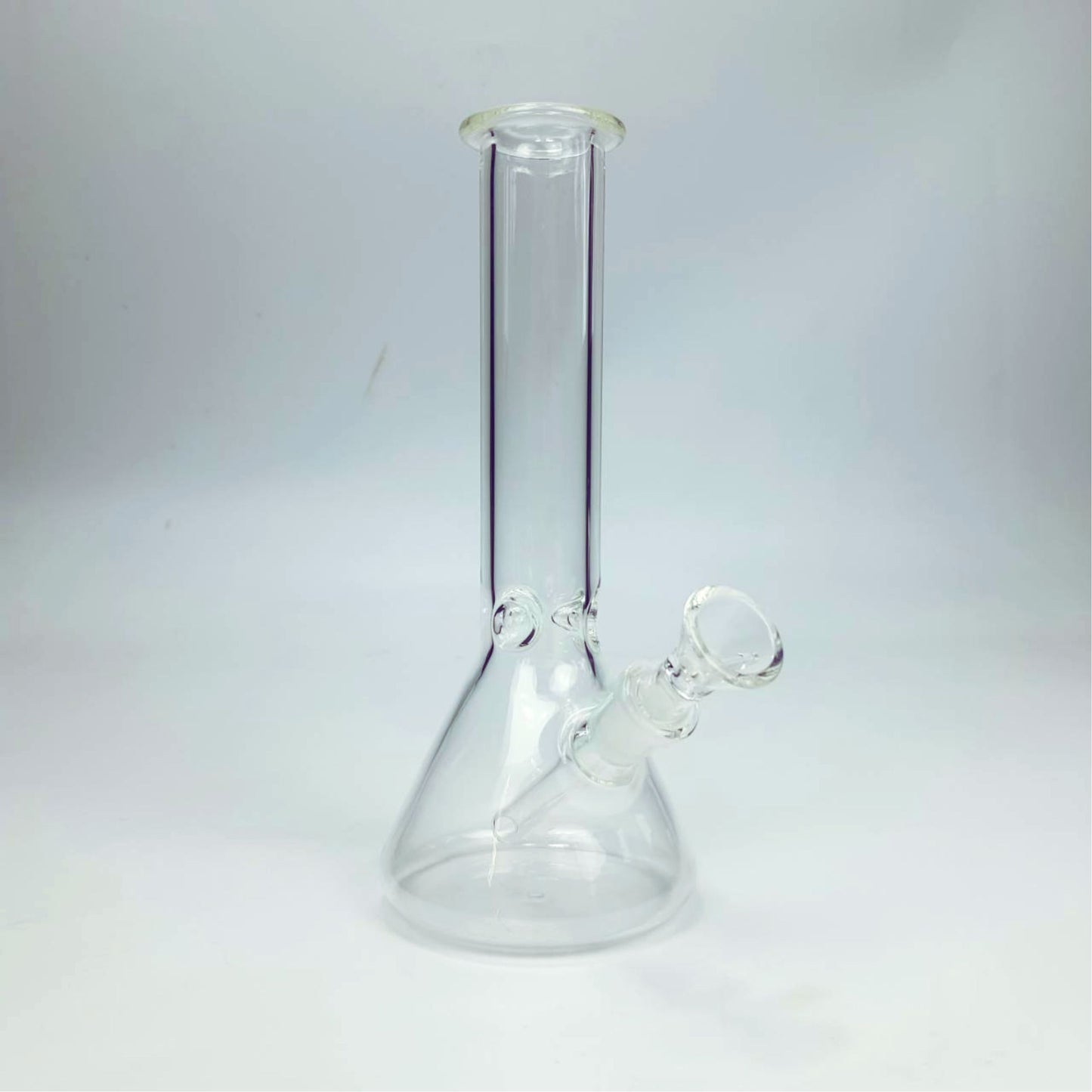 GLASS BONG | CLASSIC CLEAR BEAKER GLASS BONG 8 INCH 4MM THICKNESS