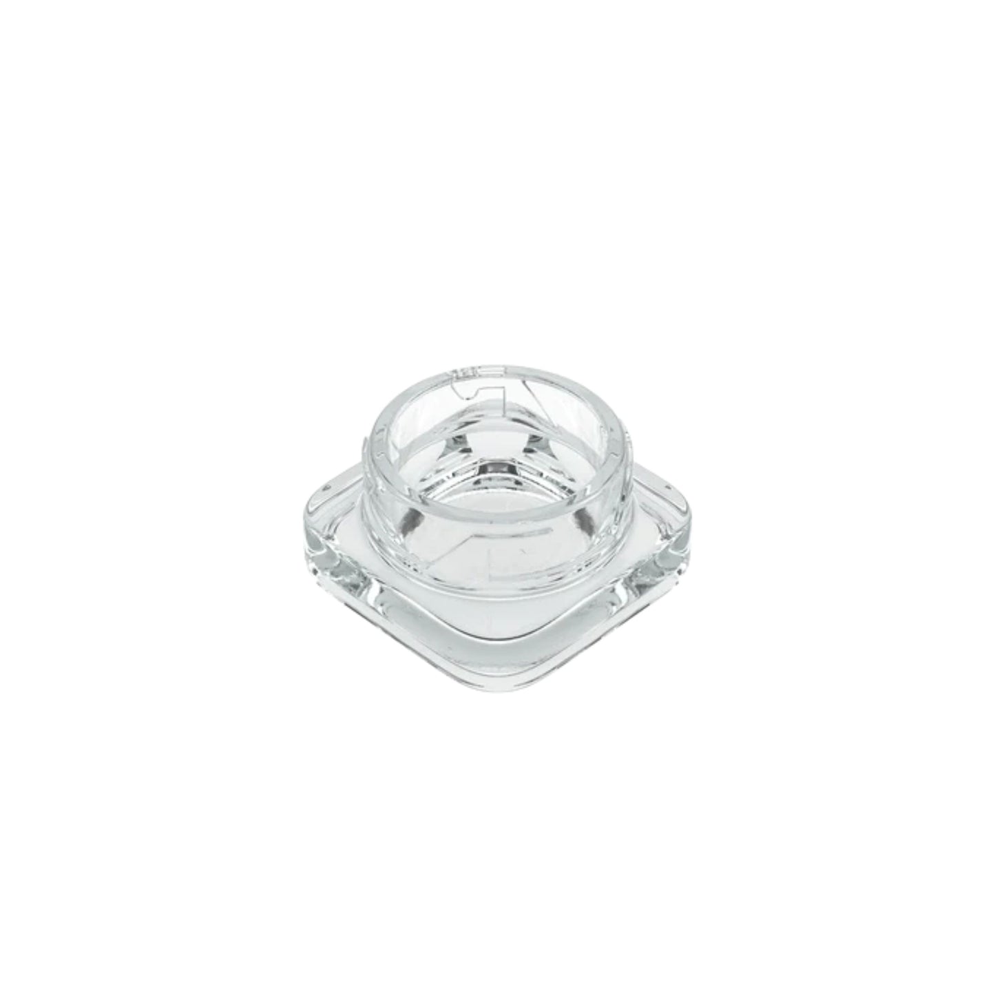 GLASS JAR | SQUARE GLASS JAR PLASTIC LID | SIZE 21MM x 36MM