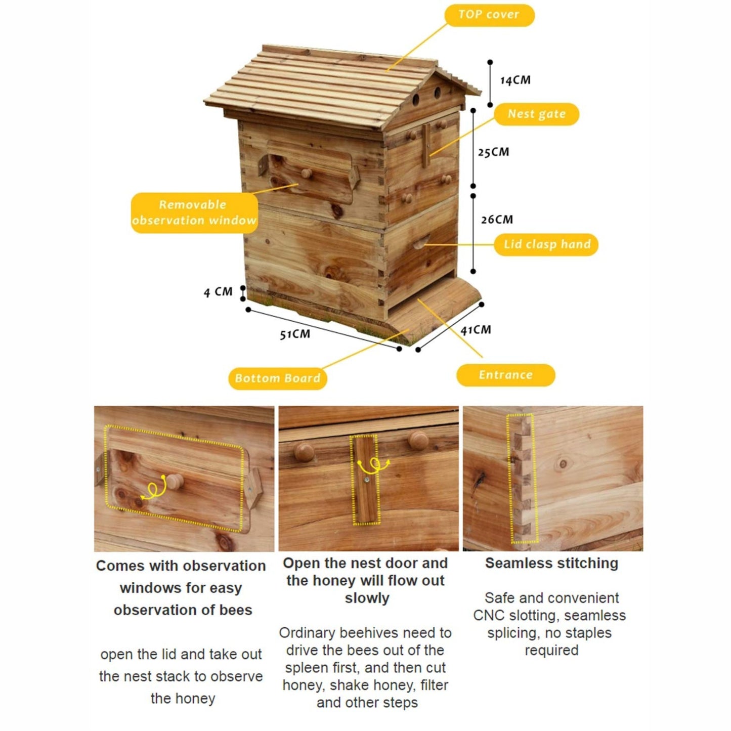 GROWING TOOLS | HONEY AUTO FLOW BEE HOUSE - FIYBEE FUSET