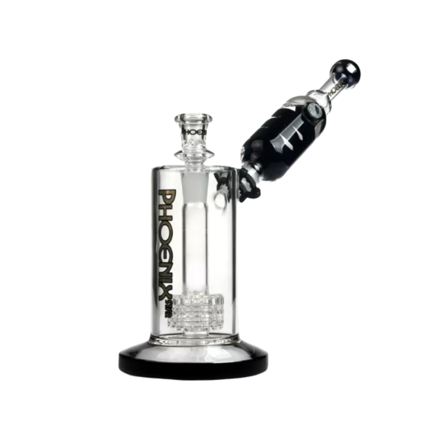 Glass Bong | PHOENIX STR 9 INCH 14MM JOINT LEGO WITH MATRIX PERCOLATOR AND FREEZABLE COIL