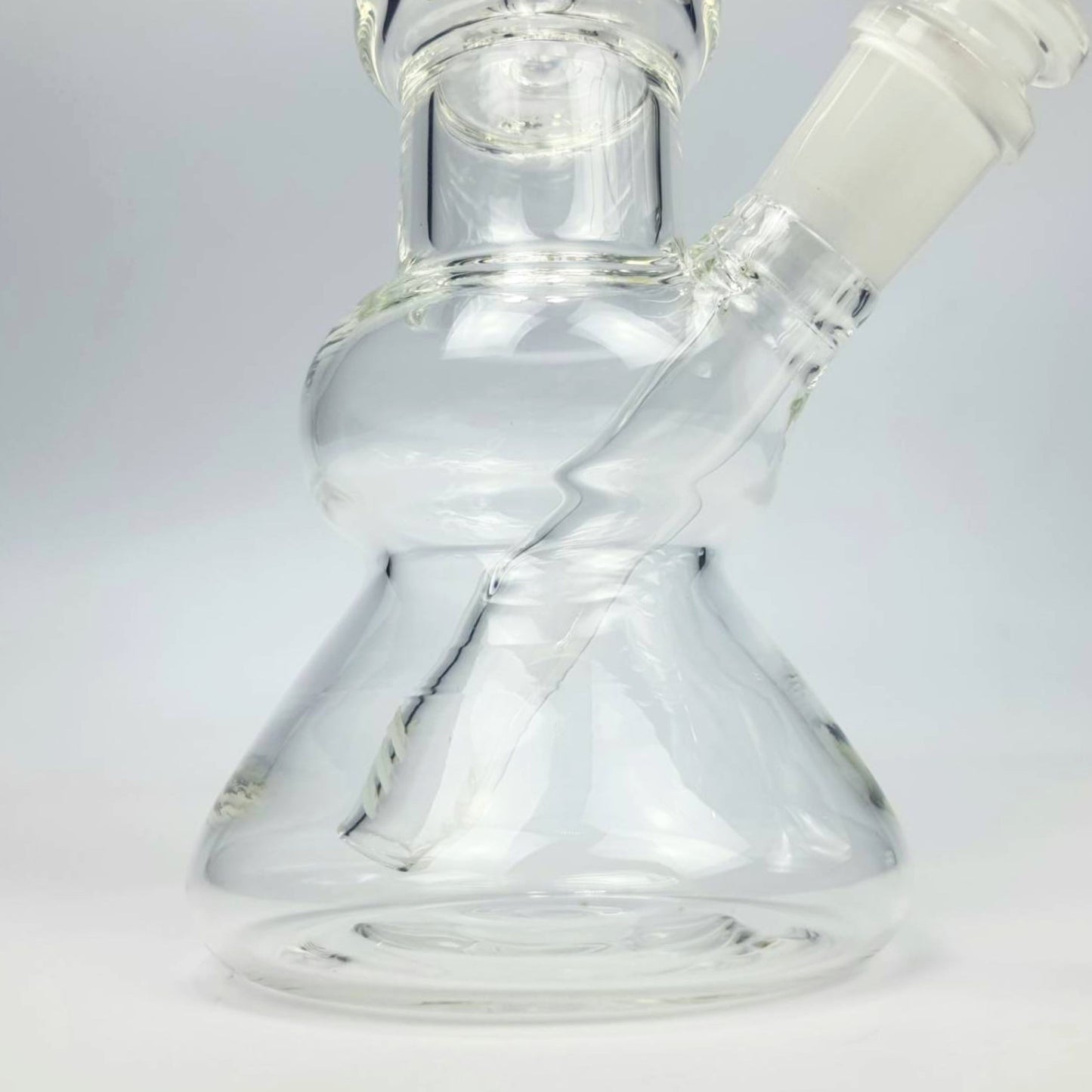 GLASS BONG | DOUBLE SPHERE BASE GLASS 14MM JOINT WITH 4 ARM PERC 12 INCH